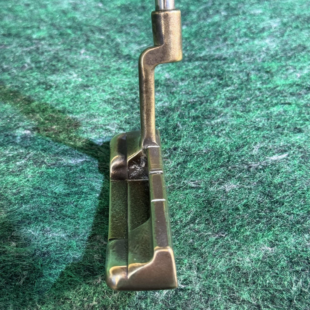 Vintage PING Anser Putter Bronze Made in USA Steel Shaft Pingman Grip Golf Blade