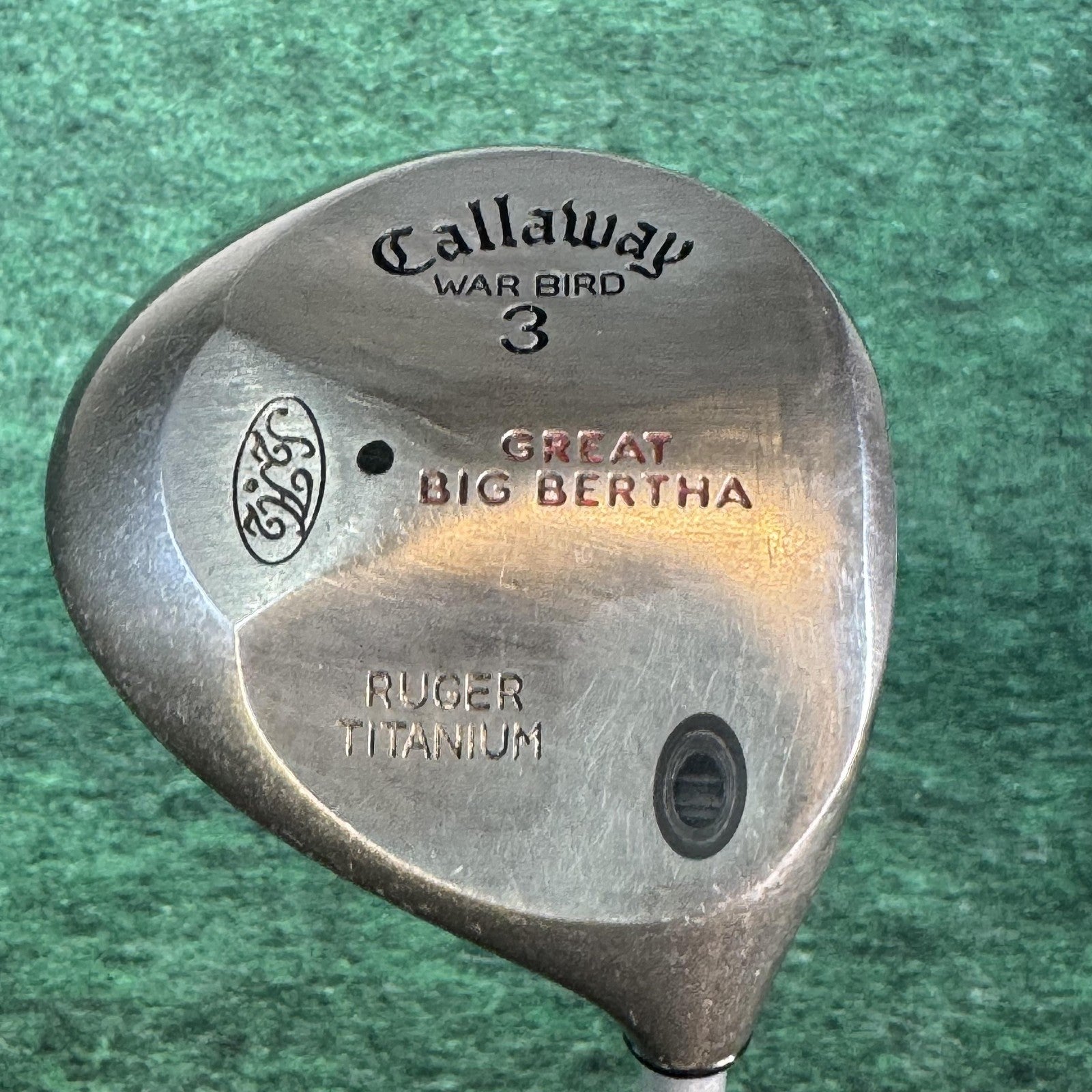 Vintage Callaway Great Big Bertha War Bird 3 Wood Steel Reg Flex Mens RH Fairway