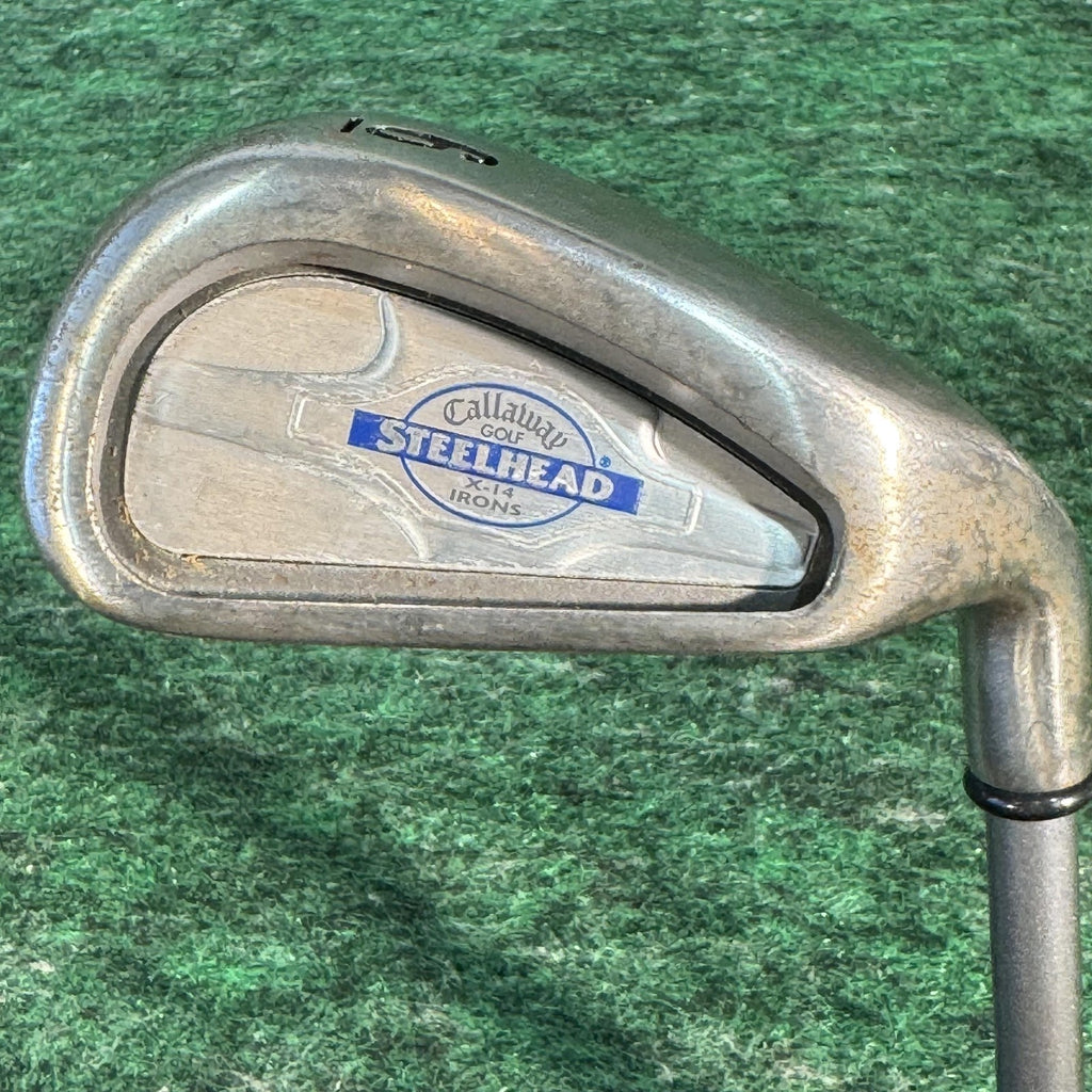 Vintage Callaway Big Bertha Steelhead X-14 6 Iron Golf Club Light Flex Graphite