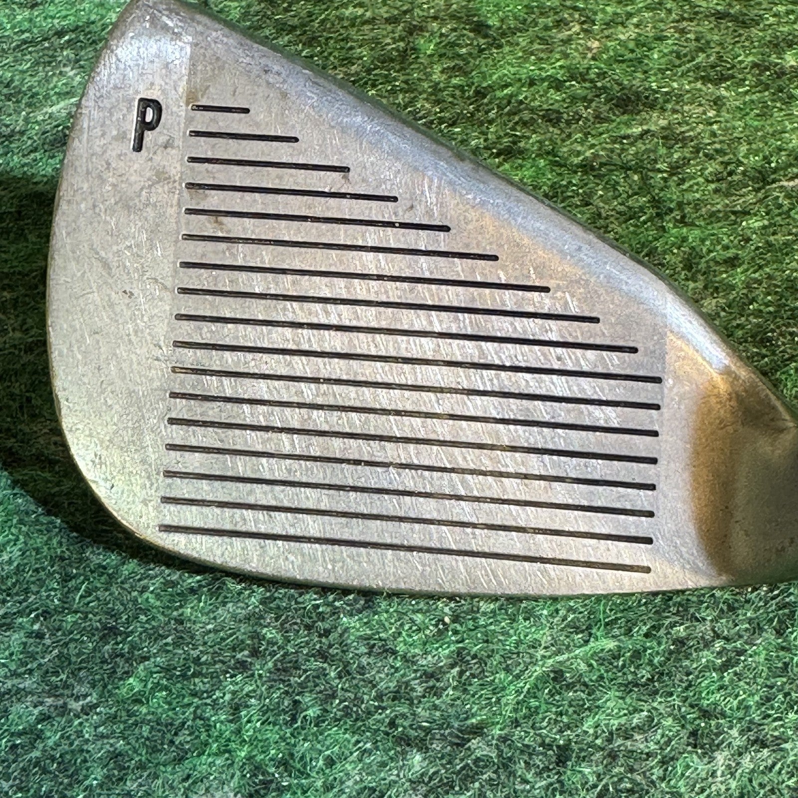 Vintage Mitsushiba Shadow Iron Golf Club Set 3-9, P Steel Shaft Mixed Grips