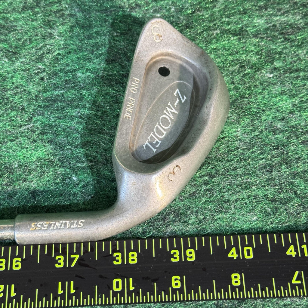 Vintage Z-Model Pro Pride Stainless Steel Irons Set 3-9 10 Mens Right Golf Clubs