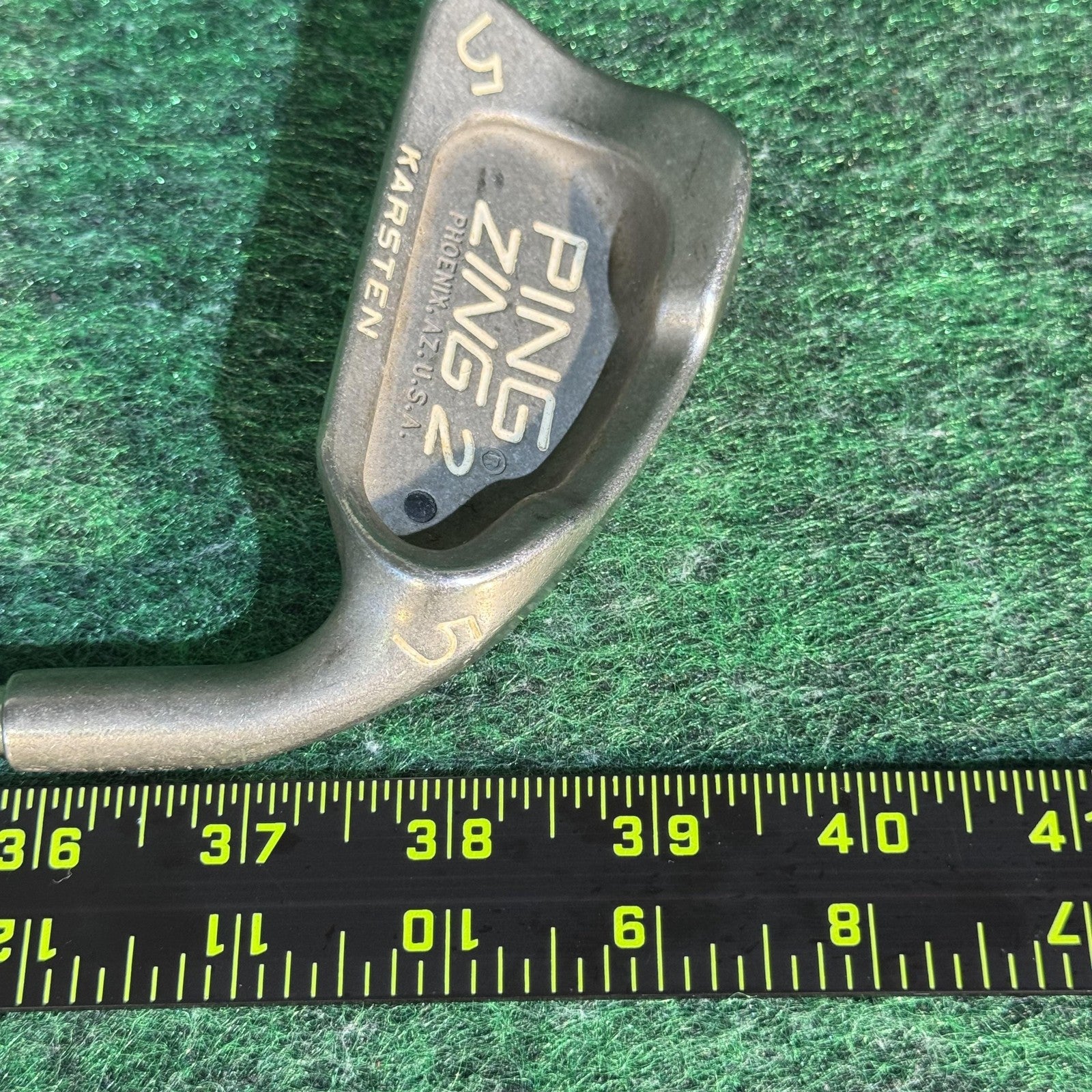 Vintage Ping Zing 2 5 Iron Karsten Phoenix AZ Steel Shaft Golf Club Right Handed