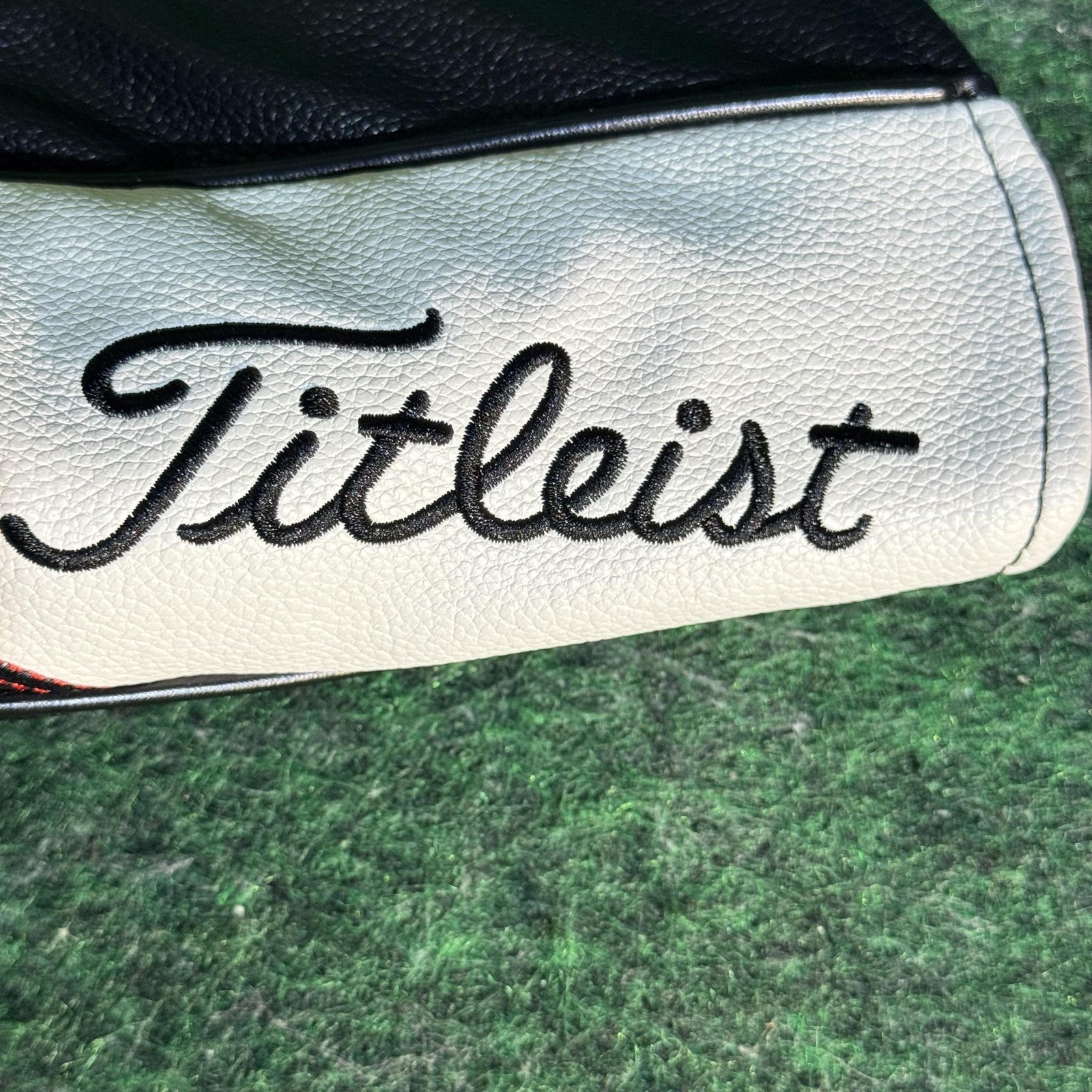 Titleist 917D Driver Headcover Black White Red Golf Club Head Cover OEM