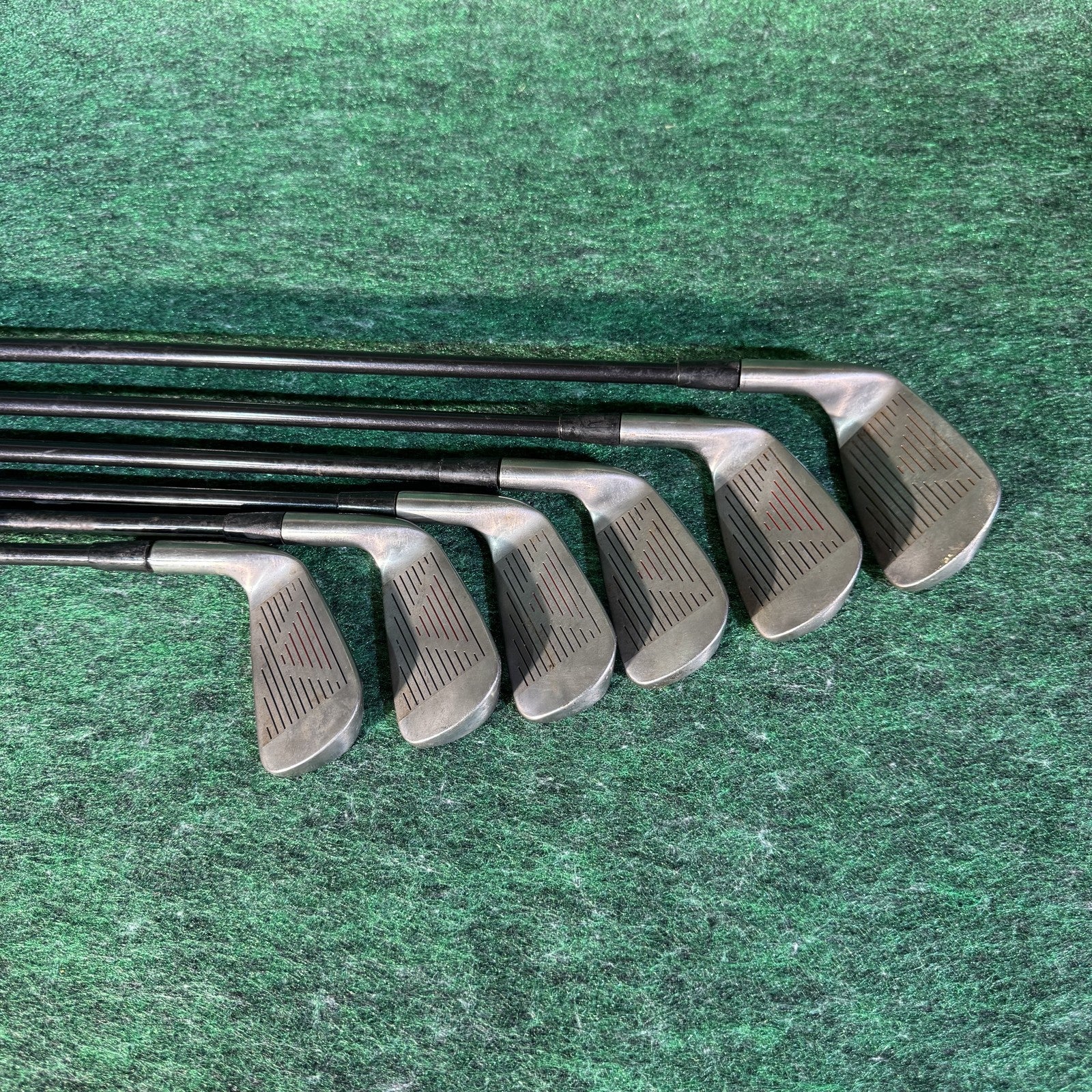 Tour Sonic Golf Iron Set 3,4,5,6,8,P Stainless Steel Graphite Shafts Medium Firm