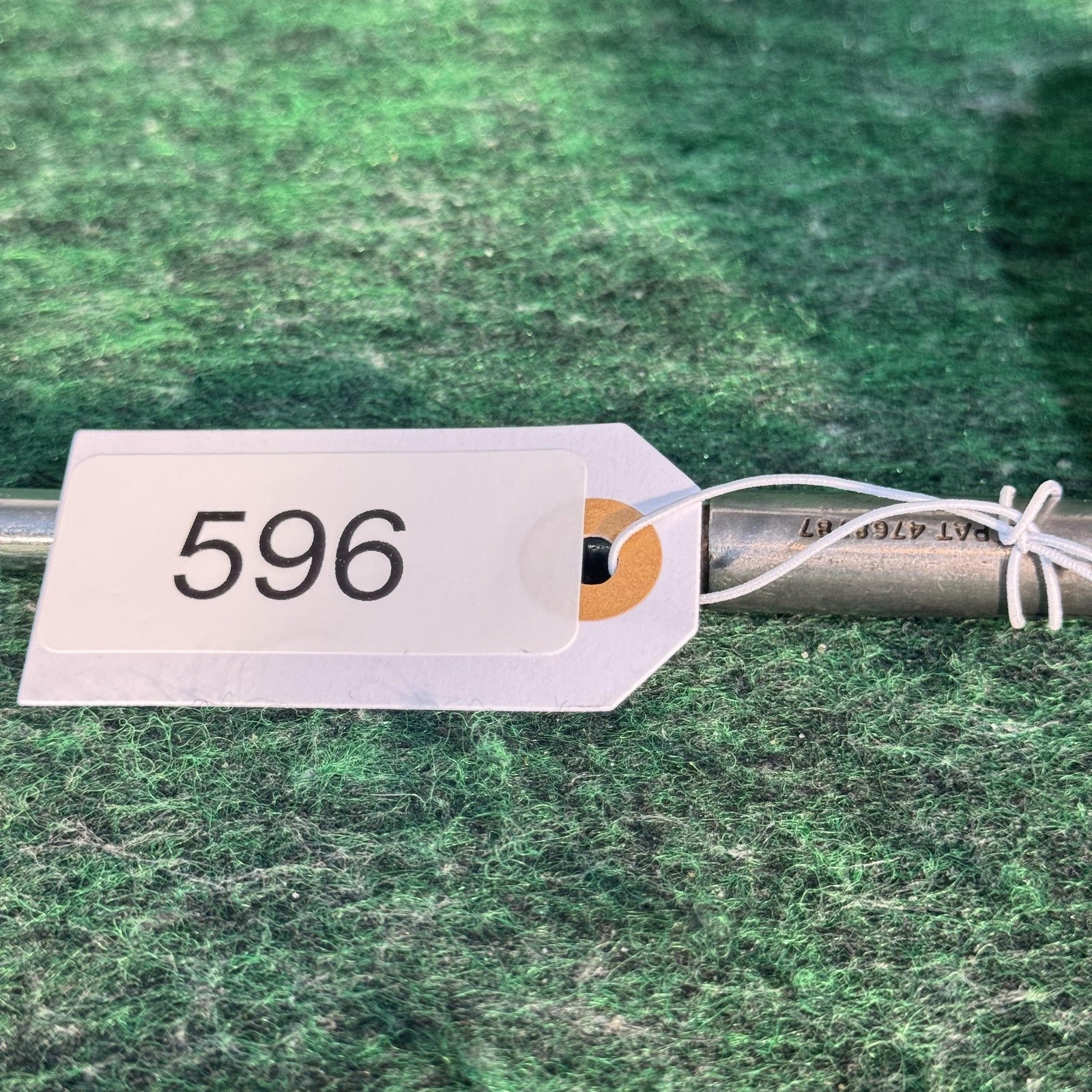 Vintage Carbite Check Mate L CS 100 Lob Wedge Mens RH Steel Silver Golf Club