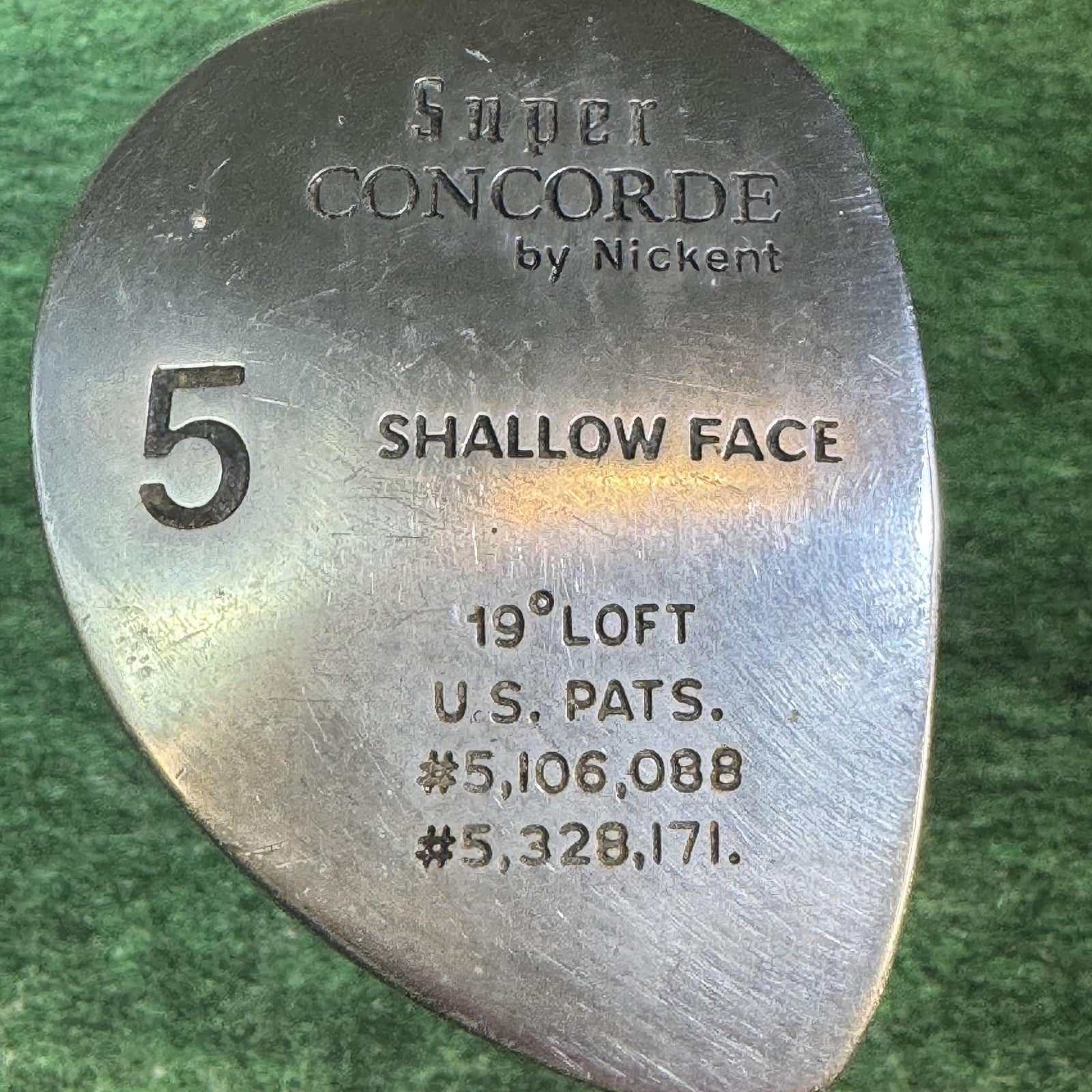 Vintage Nickent Super Concorde 5 Wood 19° Shallow RH Mens Graphite Golf Club