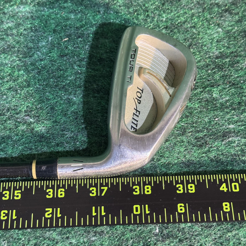 Top Flite Tour Ti 5 Iron Mens RH R-80 Regular Muscle Graphite Silver Golf Club