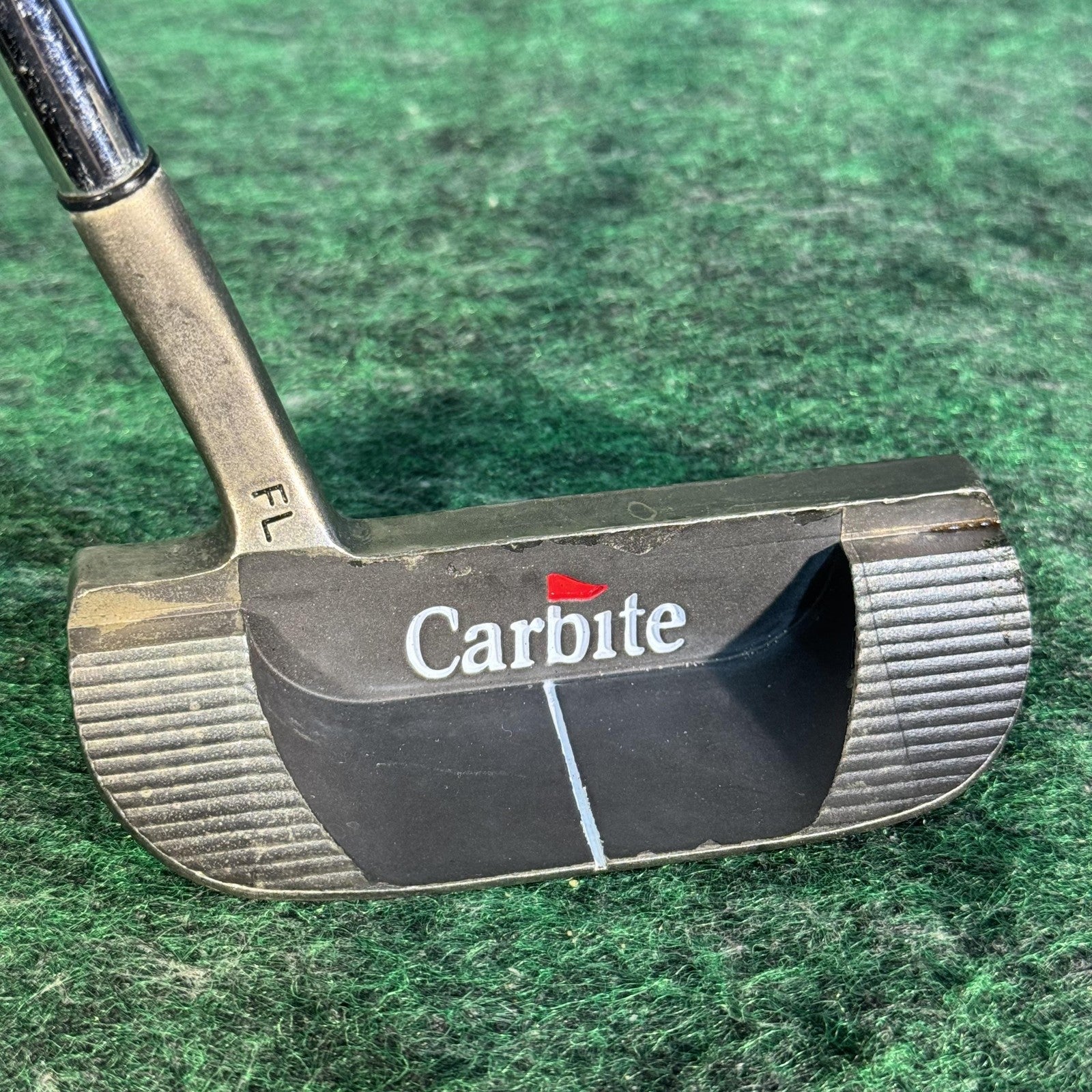 Carbite Polar Balanced CAPTWO Blade Putter Mens RH 35 In Steel Silver Golf Club