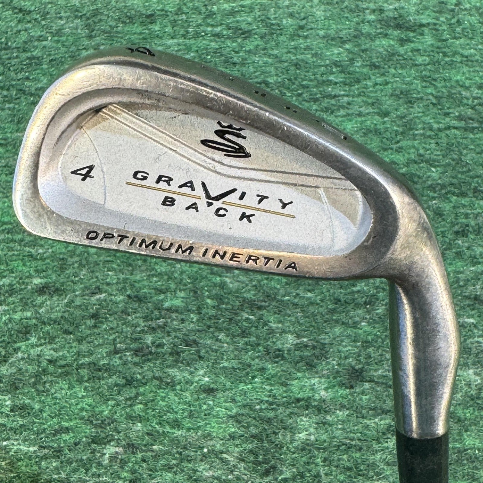 Vintage Cobra Gravity Back Optimum Inertia Irons 3-9 + 56° Sand Wedge Graphite