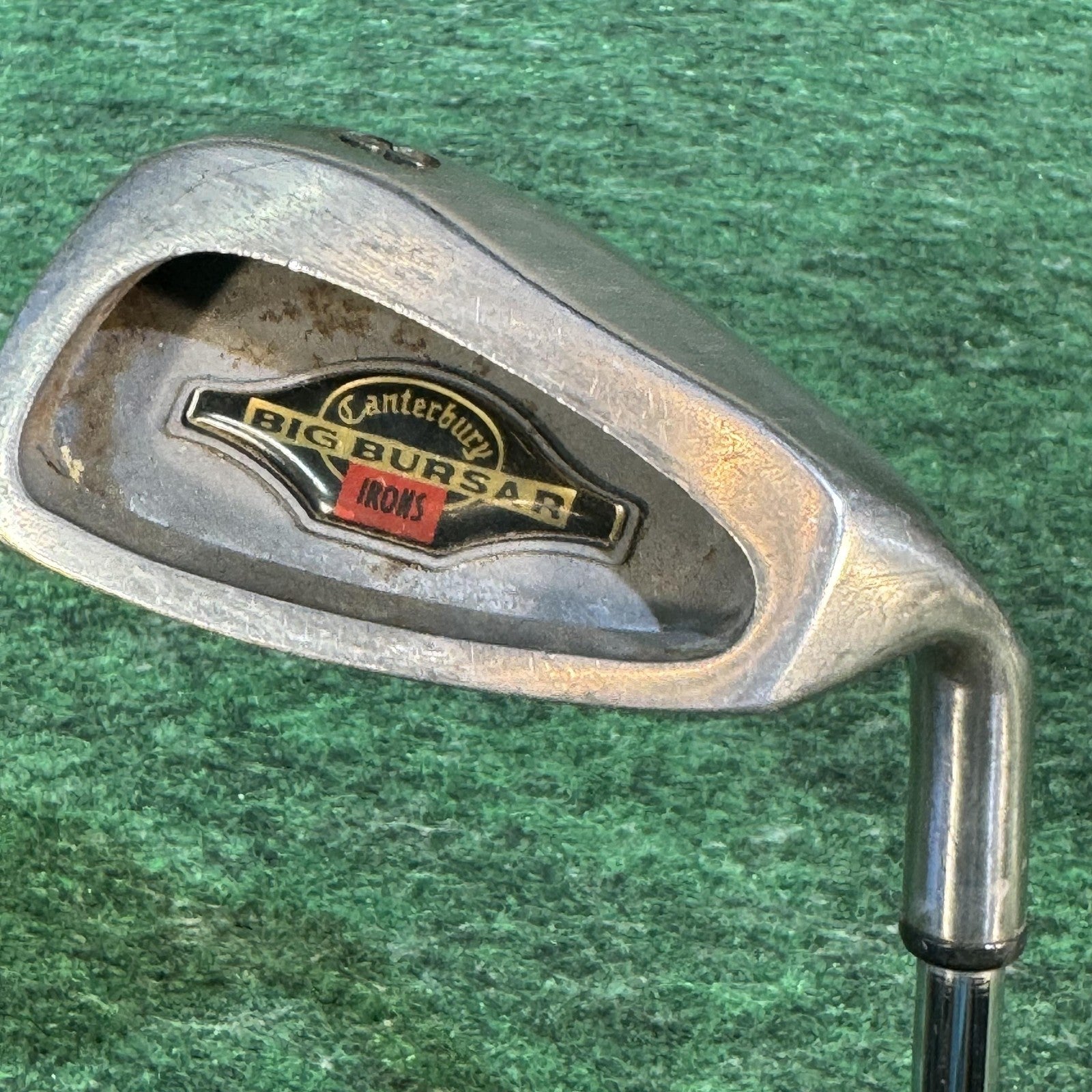 Vintage Canterbury Big Bursar 8 Iron Right Handed Golf Club Steel Shaft