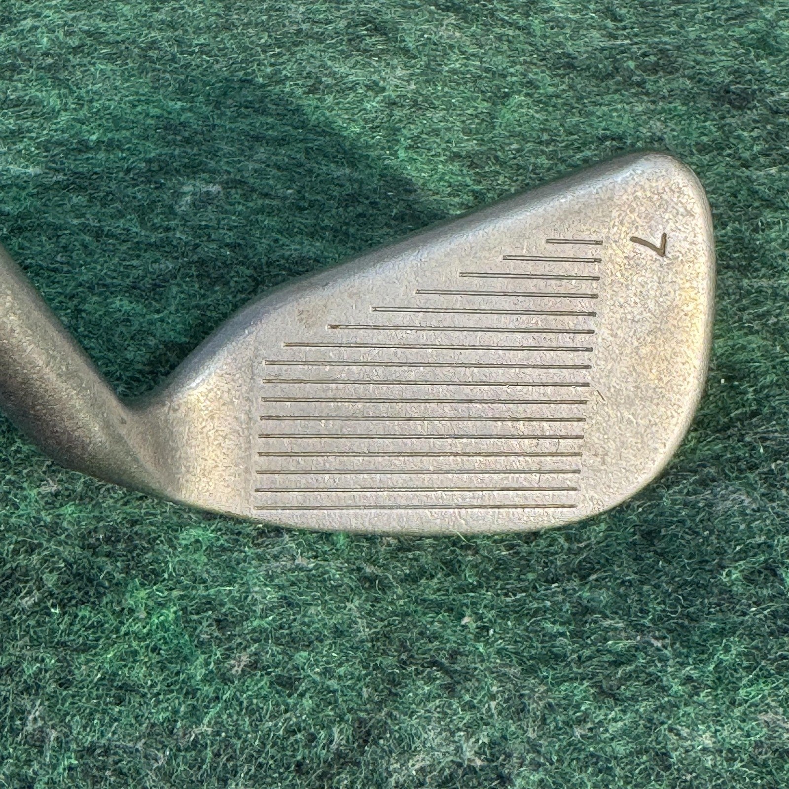 Vintage Ping Eye 2 Red Dot Iron Set 3-PW Mens LH KT-Shaft Steel USA 1° Flat Lie