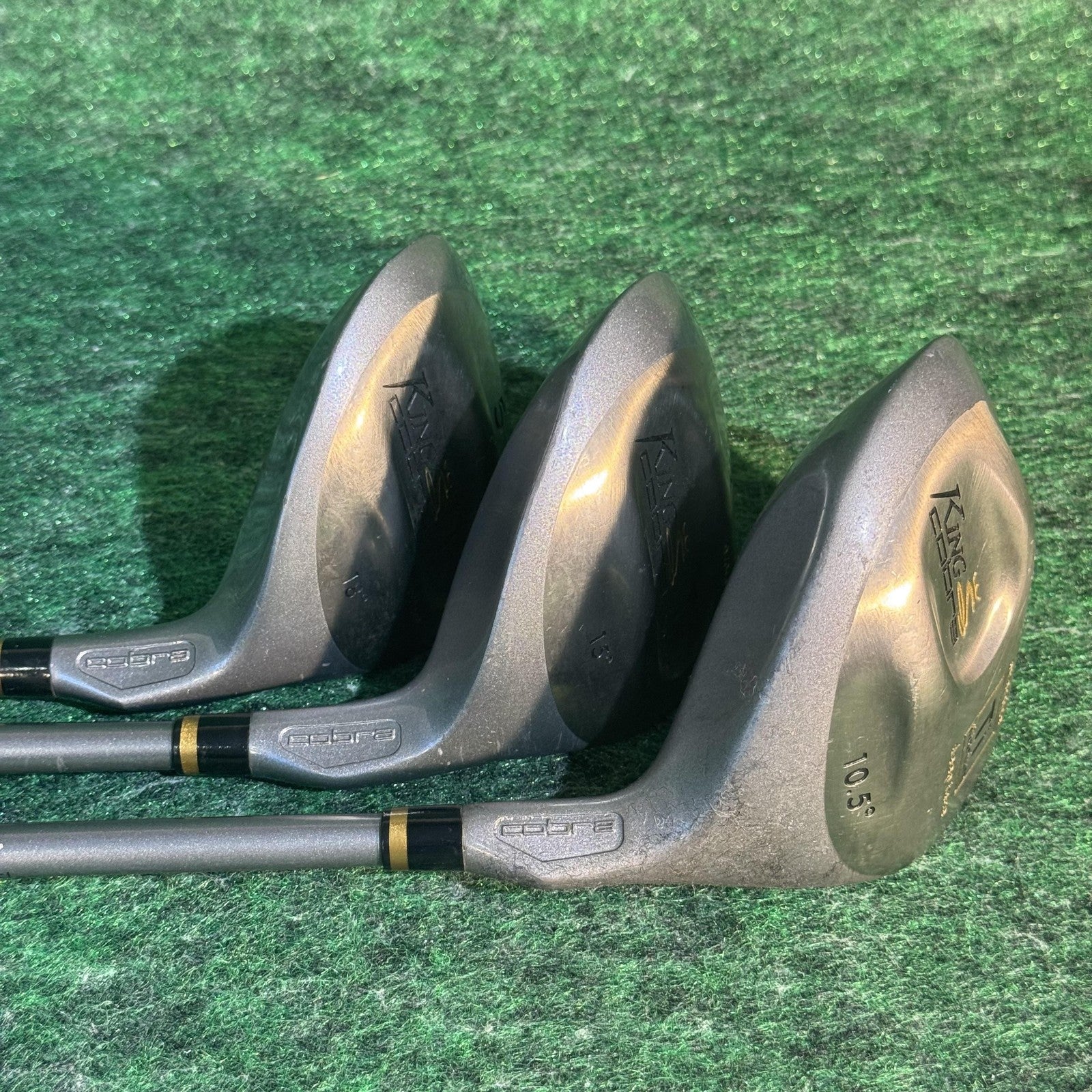 Cobra King Cobra Ti Titanium Oversize Driver 10.5° 3W 5W R Flex Offset Set Woods