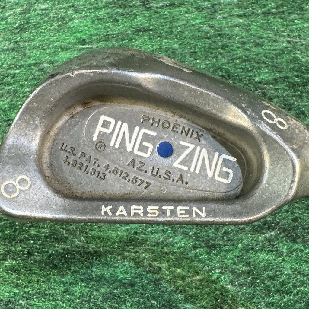 Vintage Ping Zing 8 Iron Karsten Golf Club Right Hand Steel USA Golf Pride Grip
