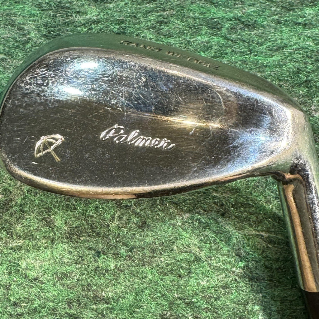 Vintage Palmer Sand Wedge Mens RH Steel Shaft Silver Golf Pride Grip Golf Club