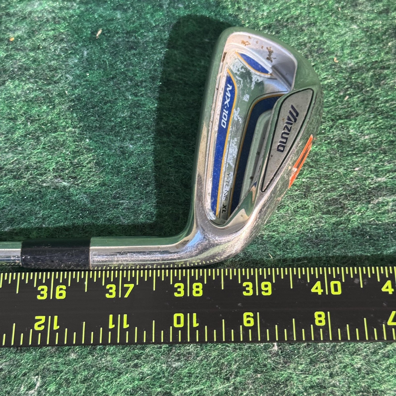 Mizuno MX-100 Y-Tune XL 9 Iron Mens RH S300 Steel Silver Cavity Back Golf Club