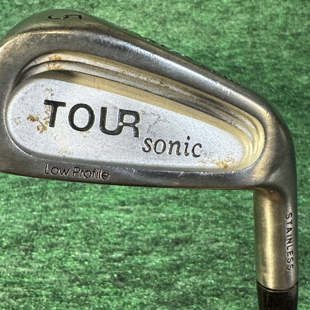 Tour Sonic Golf Iron Set 3,4,5,6,8,P Stainless Steel Graphite Shafts Medium Firm