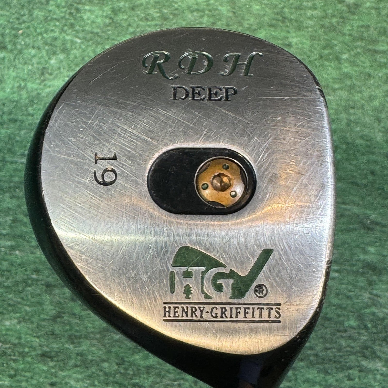 Henry-Griffitts RDH Deep 19° Fairway Wood Golf Club HG 85-TD Shaft Right Hand