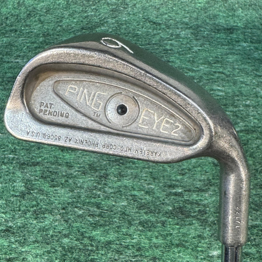 Vintage Ping Eye 2 Iron Set 3-W Mens Right Hand Steel Shaft Golf Clubs USA