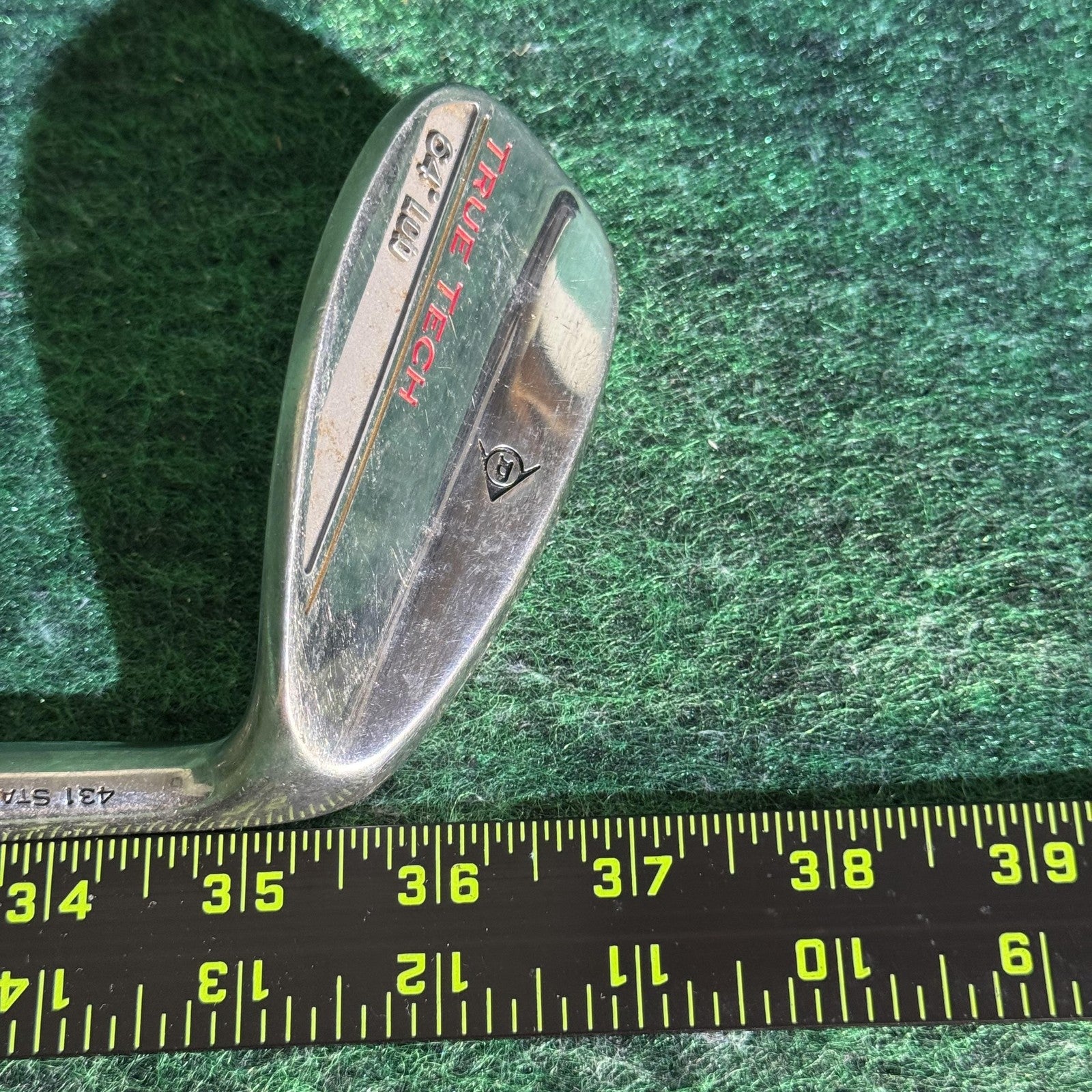 Dunlop True Tech 64° Lob Wedge Mens RH Steel Stainless Silver Golf Club