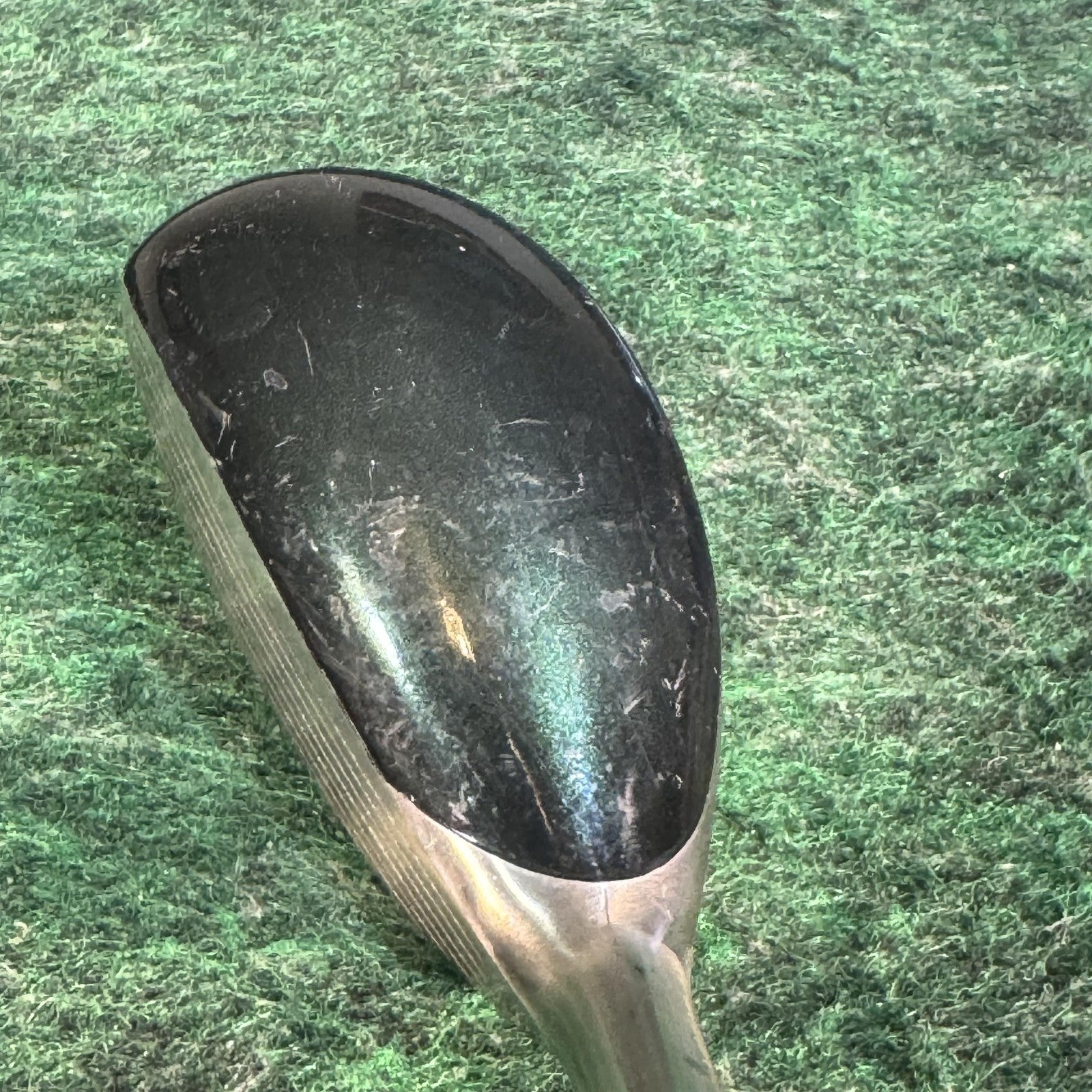 Warrior Custom Golf 24° Hybrid Mens RH Steel Shaft Stainless Silver Golf Club