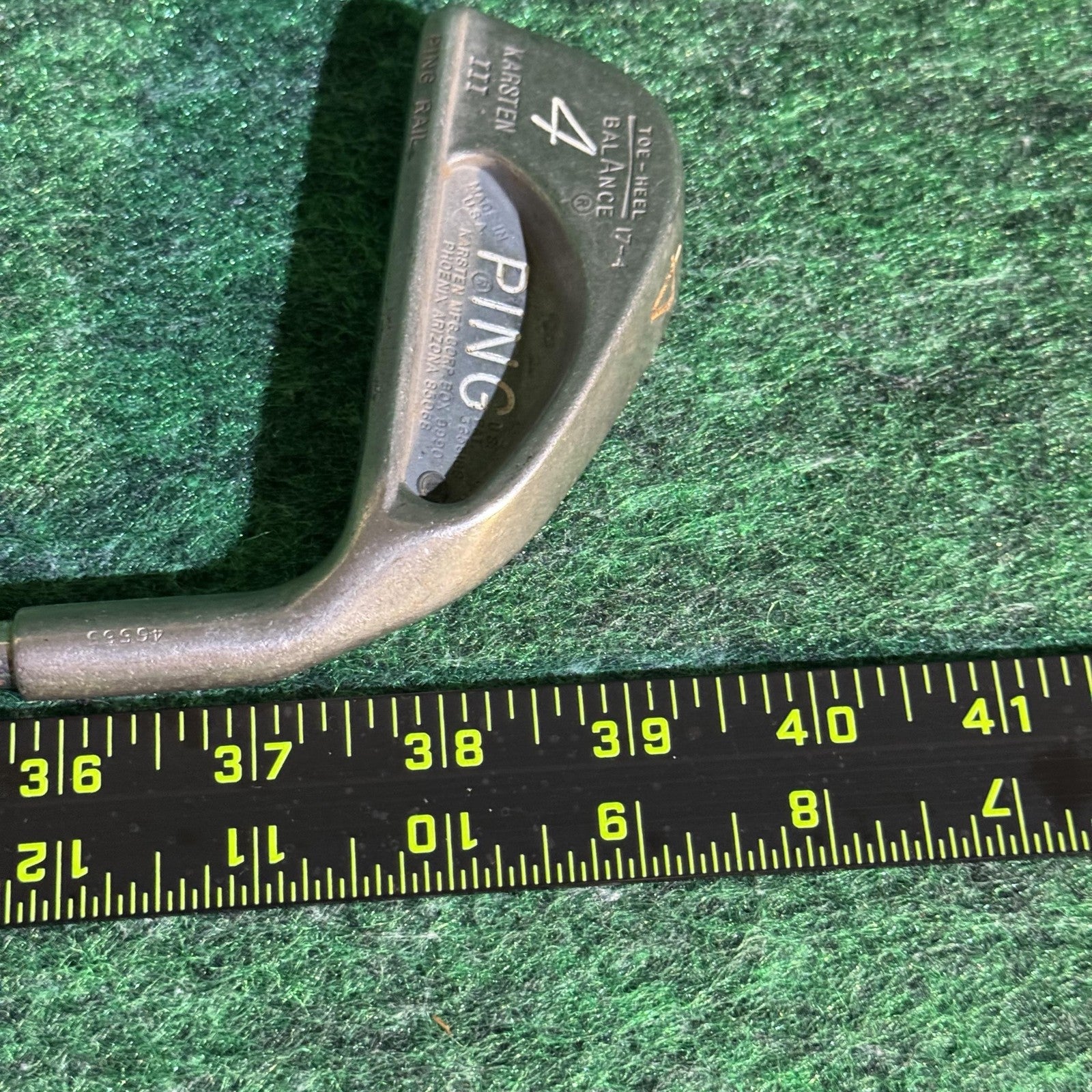 Vintage Ping Karsten III 4 Iron ZZ Lite Steel Shaft Right Hand Made in USA Golf