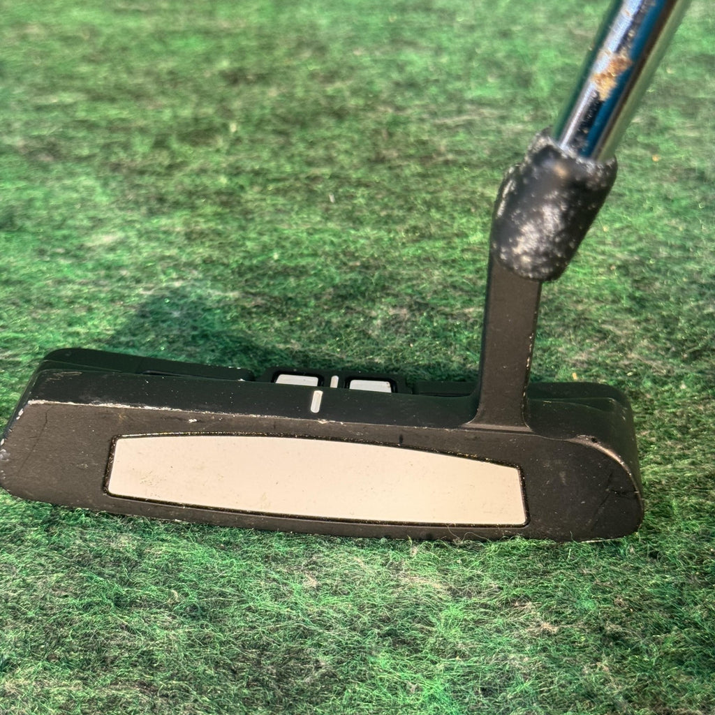PowerBilt White Face WF-02 Mallet Putter Mens RH 35 In Steel Black Golf Club