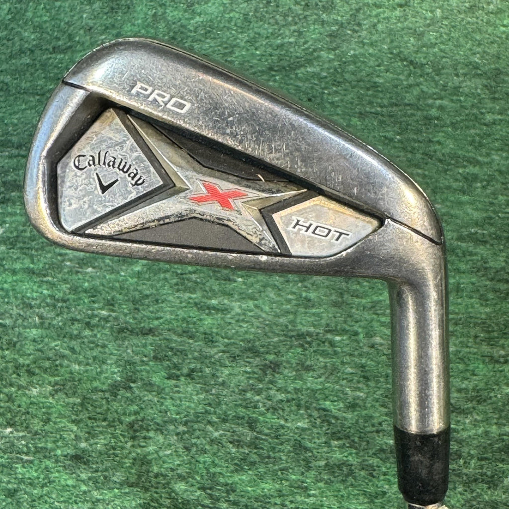 Callaway X Hot Pro Iron Set 5-9 Mens Right Speed Step 85 Golf Pride Clubs