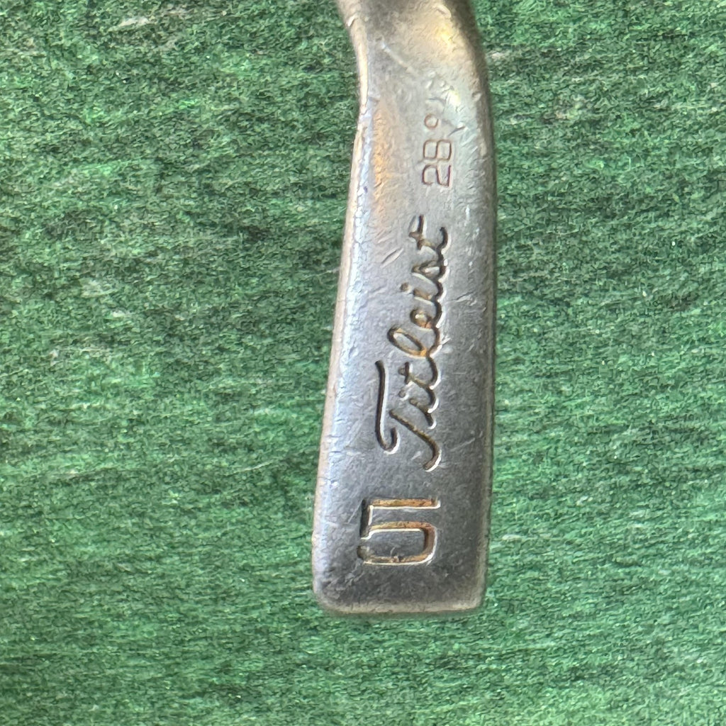 Vintage Titleist DCI 5 Iron 28° MS-20 Stiff Steel Shaft Golf Pride Grip Club