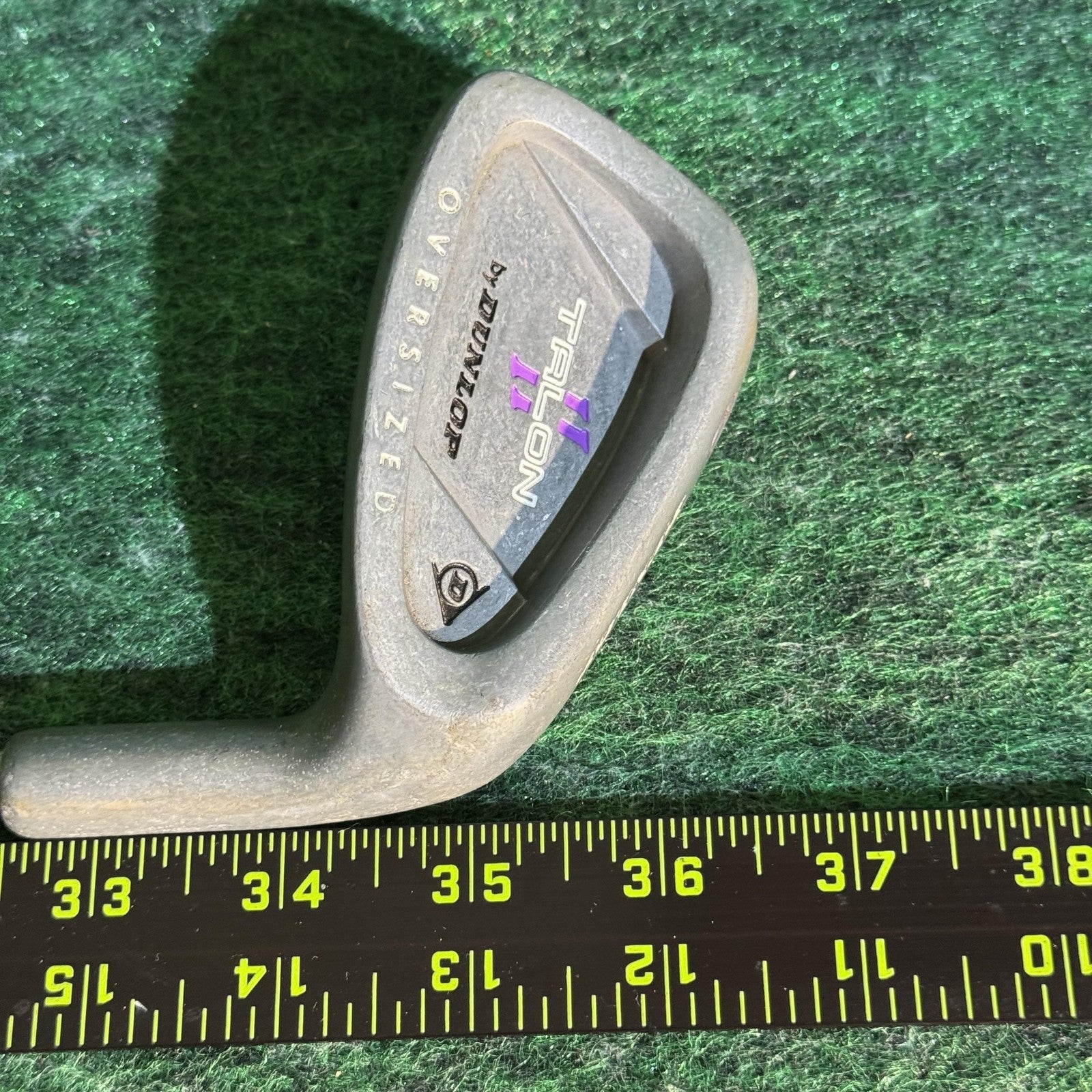 Dunlop Talon II Oversized 9 Iron Mens RH Steel Shaft Stainless Silver Golf Club
