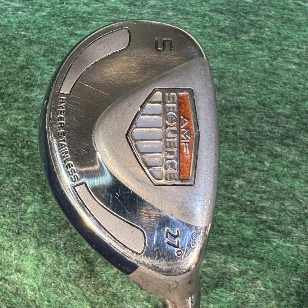 AMF Sequence 5H Hybrid 27° Womens RH Ladies Flex Graphite Blue Stainless Club