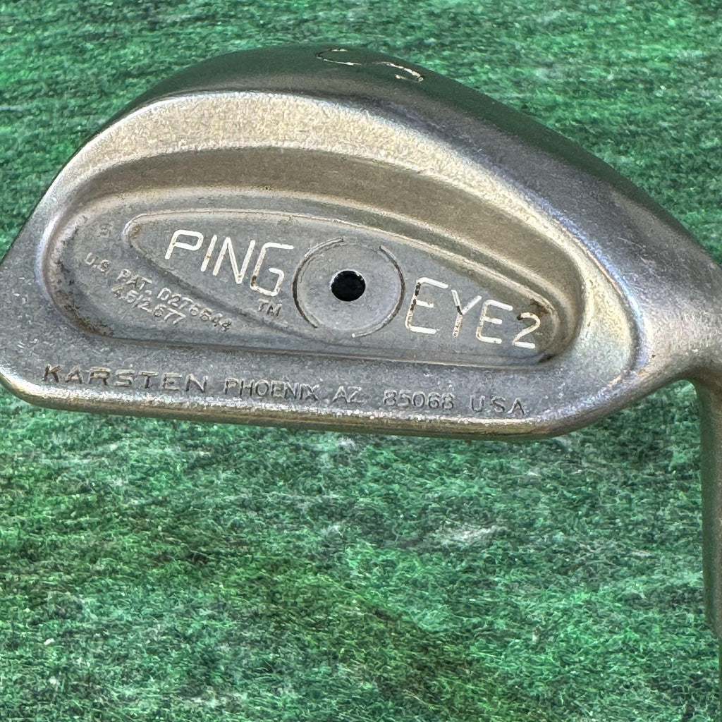 Vintage Ping Eye 2 Sand Wedge Golf Club Karsten Phoenix AZ Steel Shaft S Flex