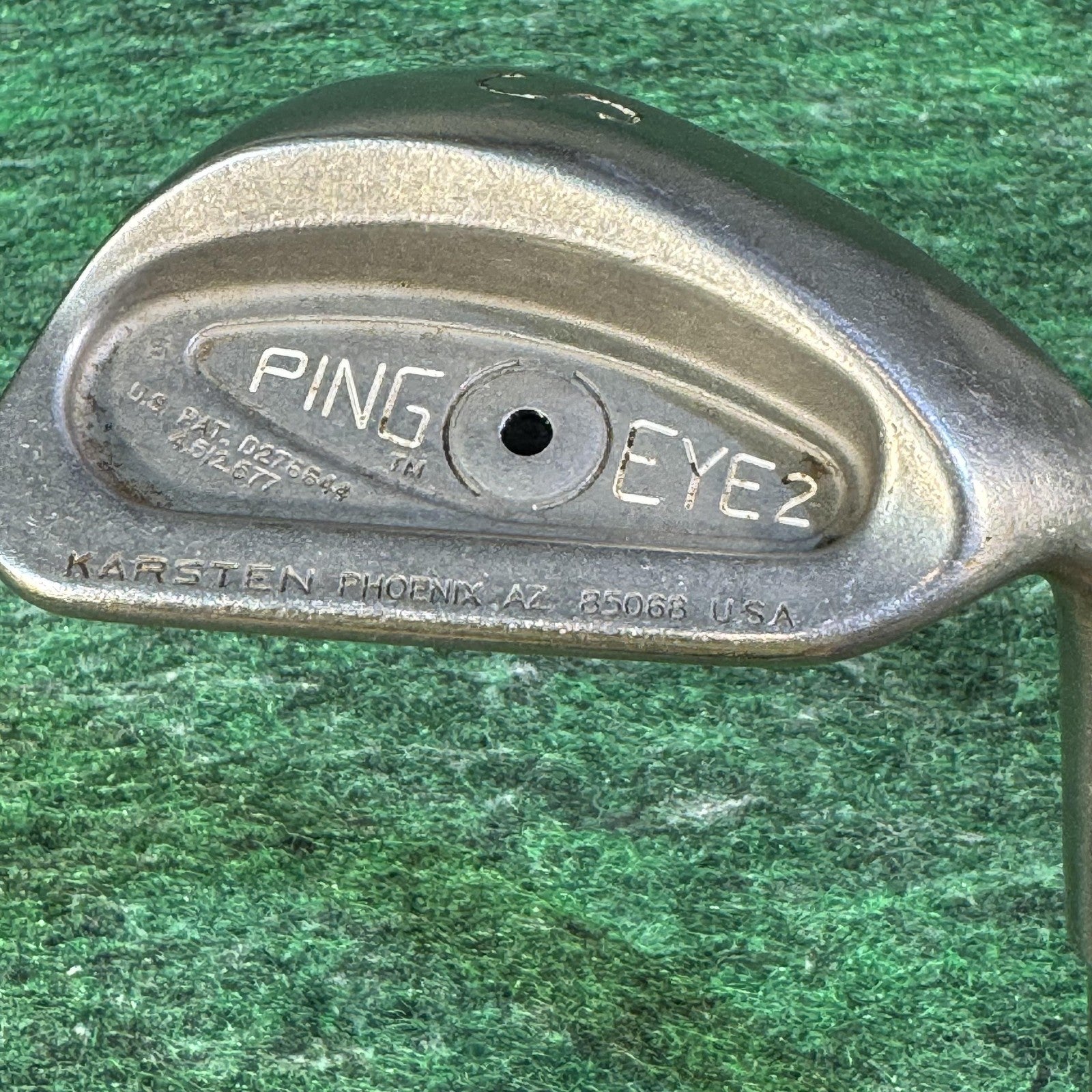 Vintage Ping Eye 2 Sand Wedge Golf Club Karsten Phoenix AZ Steel Shaft S Flex