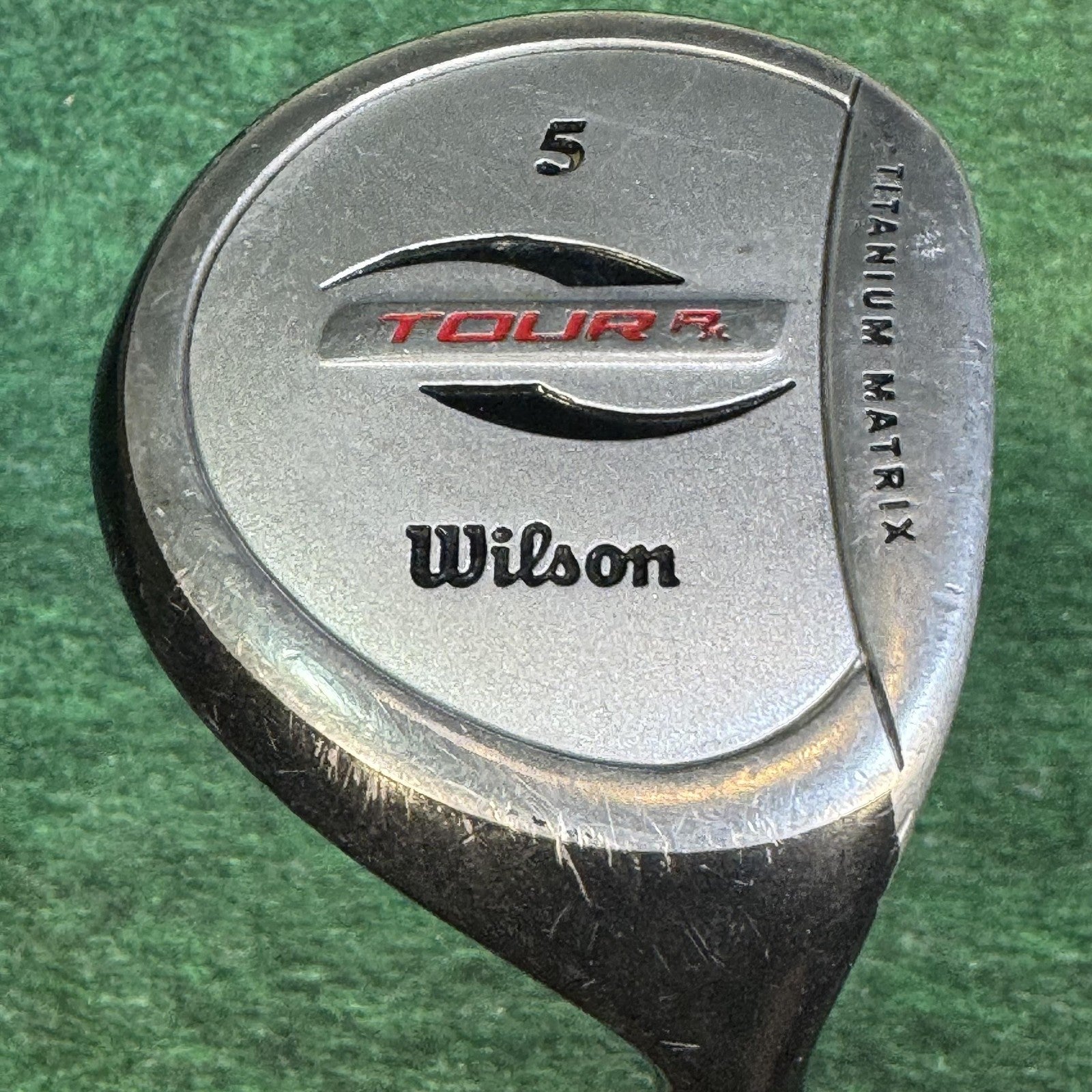 Wilson Tour Rx 5 Wood Mens RH Titanium Matrix Graphite Mens Flex Golf Club