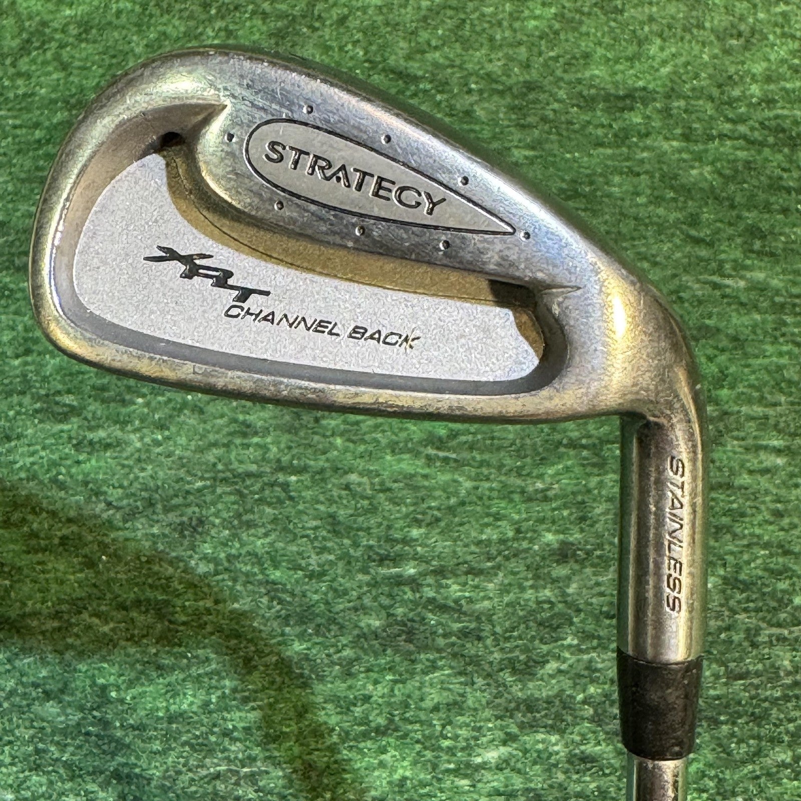Strategy XLT Channel Back 4 Iron Ladies RH Steel Shaft Stainless Golf Club