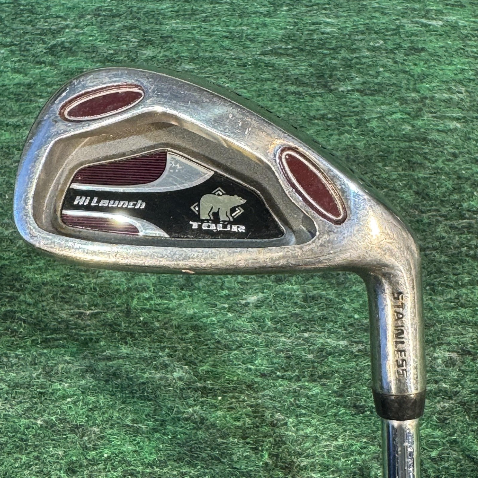 Golden Bear Hi Launch Tour 9 Iron Mens RH Steel Shaft Stainless Golf Club