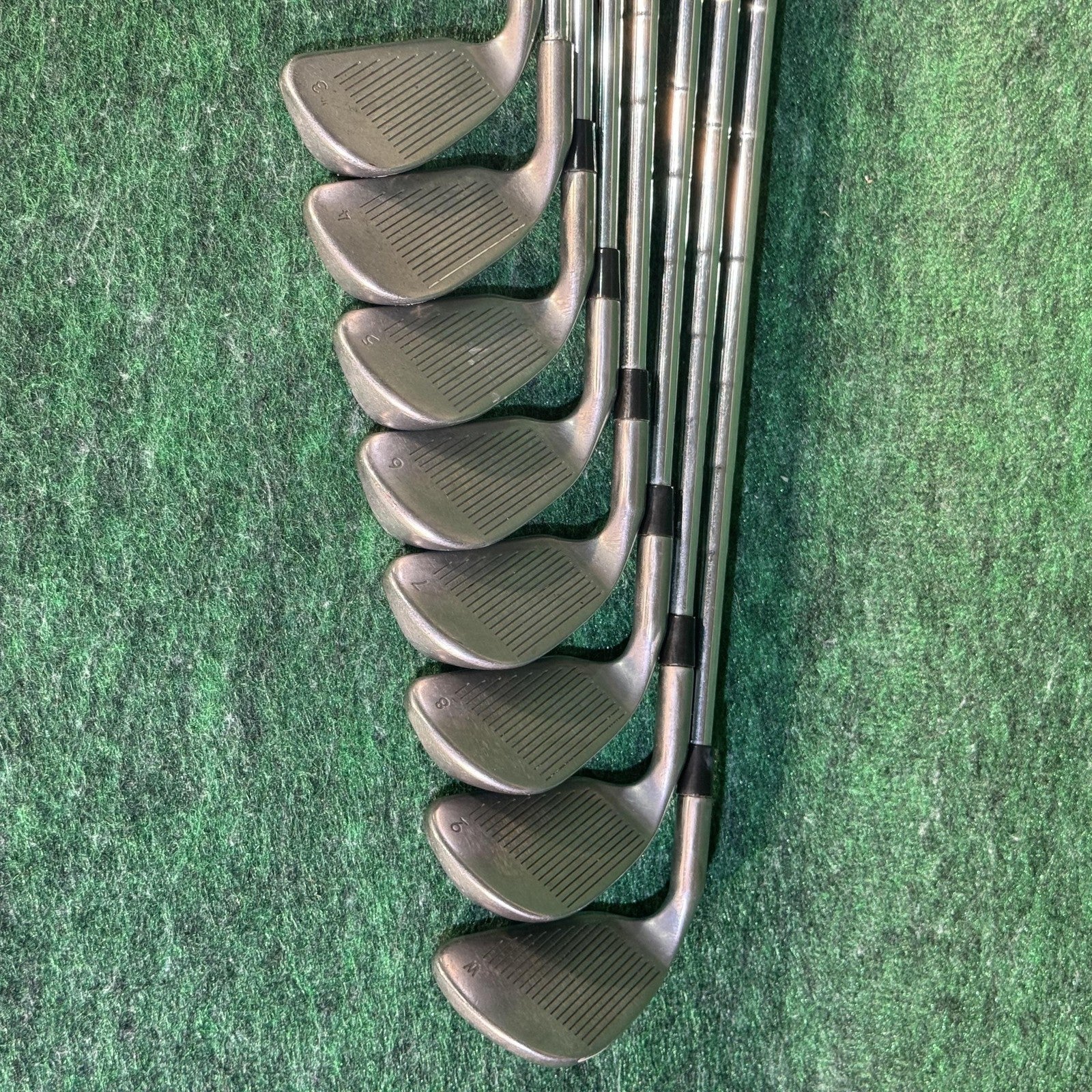 Vintage Ping Eye 2 Iron Set 3-W Steel Shafts Orange Dot USA 1985-88 Karsten