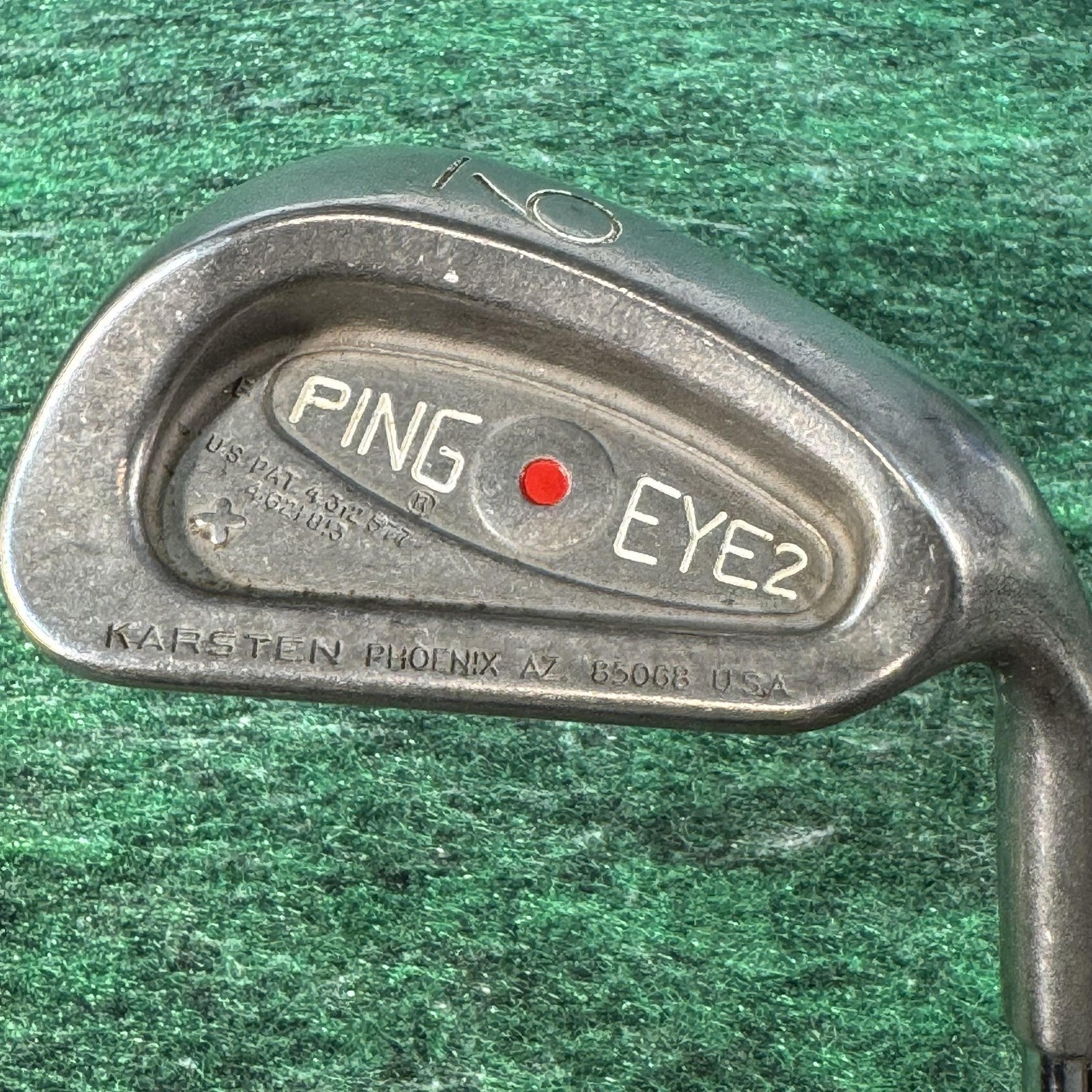 Vintage Ping Eye 2 Iron Set 3-9 Red Dot Steel Shaft Mens Right Golf Clubs USA
