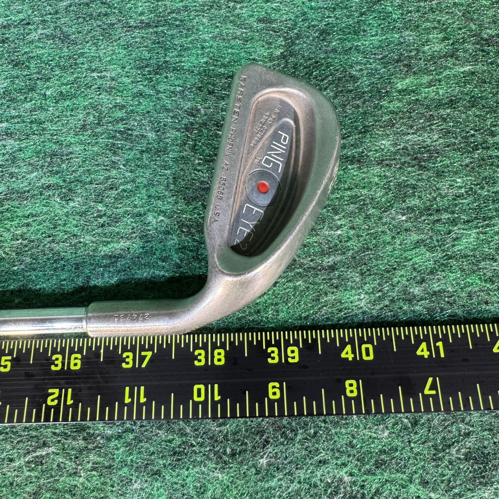 Vintage Ping Eye 2 4 Iron Red Dot Karsten Phoenix AZ USA Steel Shaft RH