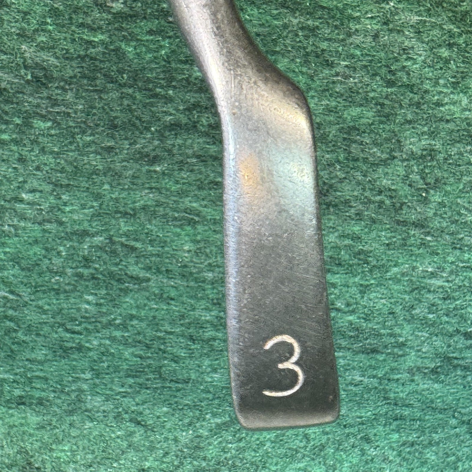 Vintage Ping Eye 2 3 Iron Mens RH Stiff Steel Shaft Blue Dot Cavity Back