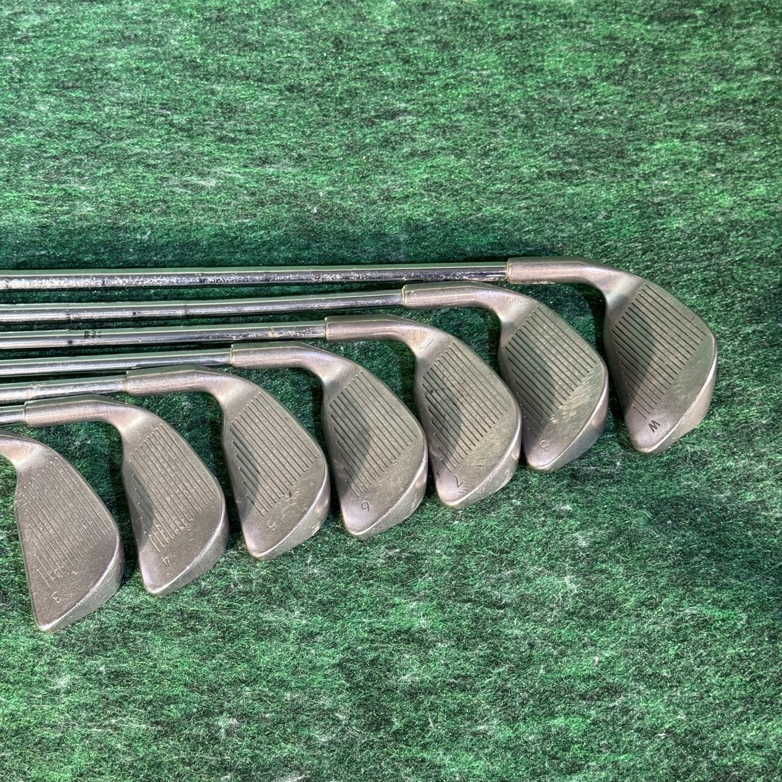 Vintage Ping Eye2 Iron Golf Club Set 3-8 W Karsten USA Right Hand Steel Shaft