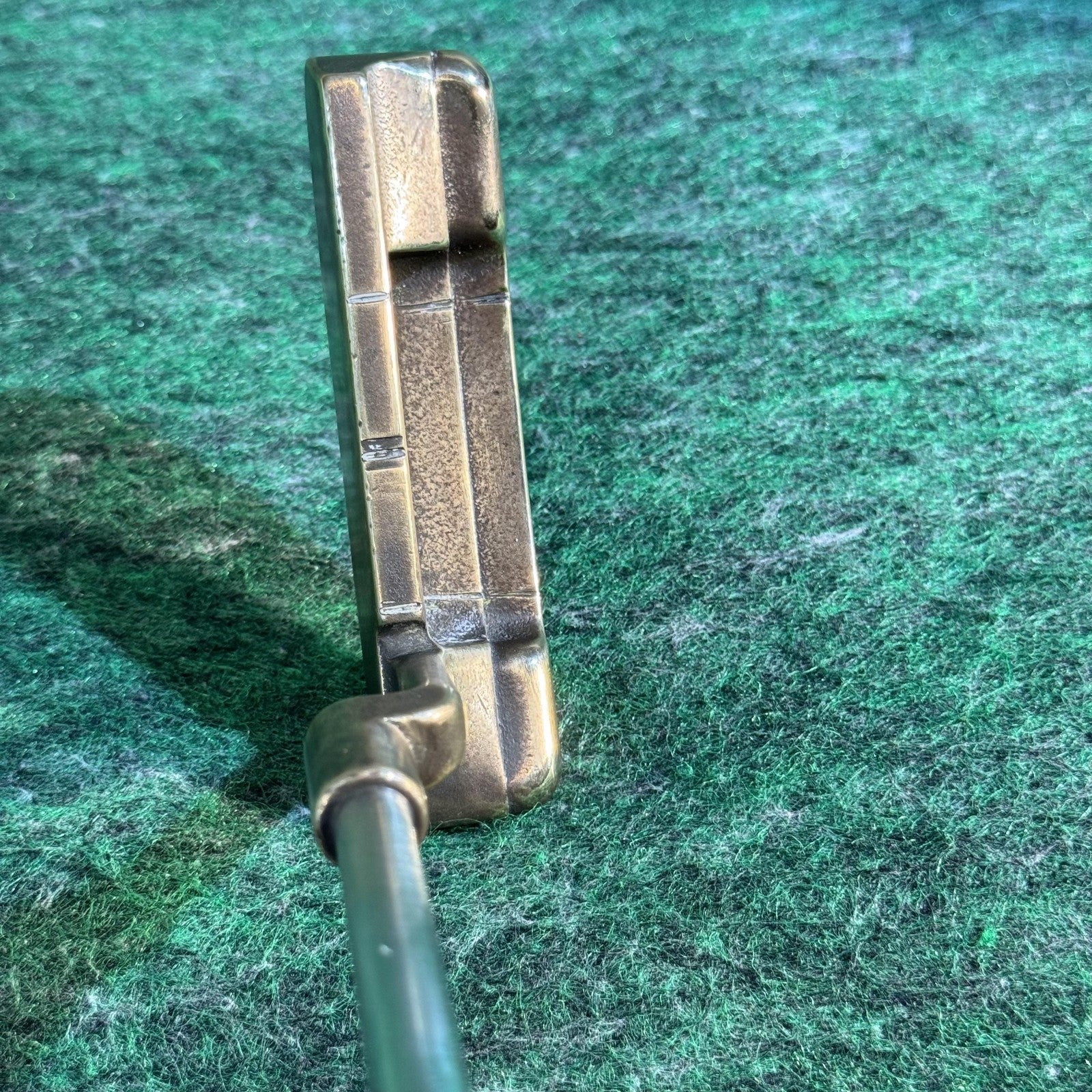 Vintage PING Anser Putter Bronze Made in USA Steel Shaft Pingman Grip Golf Blade
