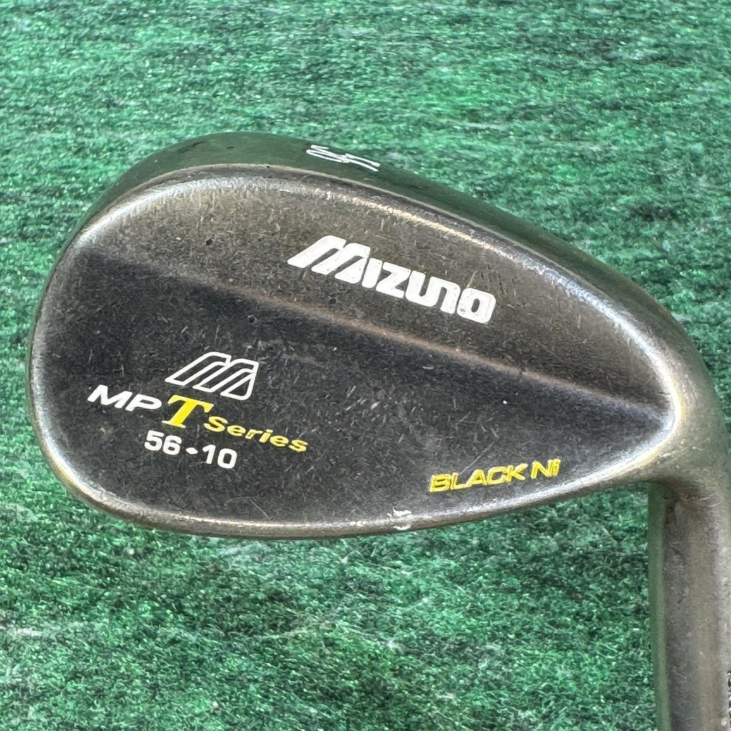 Mizuno MP T Series Black Ni 56-10 Wedge Grain Flow Forged Dynamic Gold Shaft