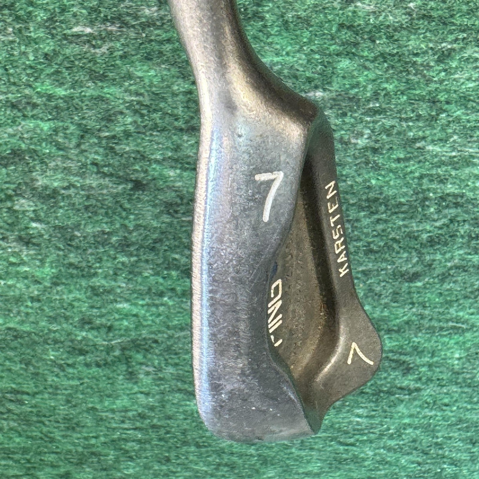 Vintage Ping Zing Karsten 7 Iron Blue Dot RH Single Golf Club Steel Shaft