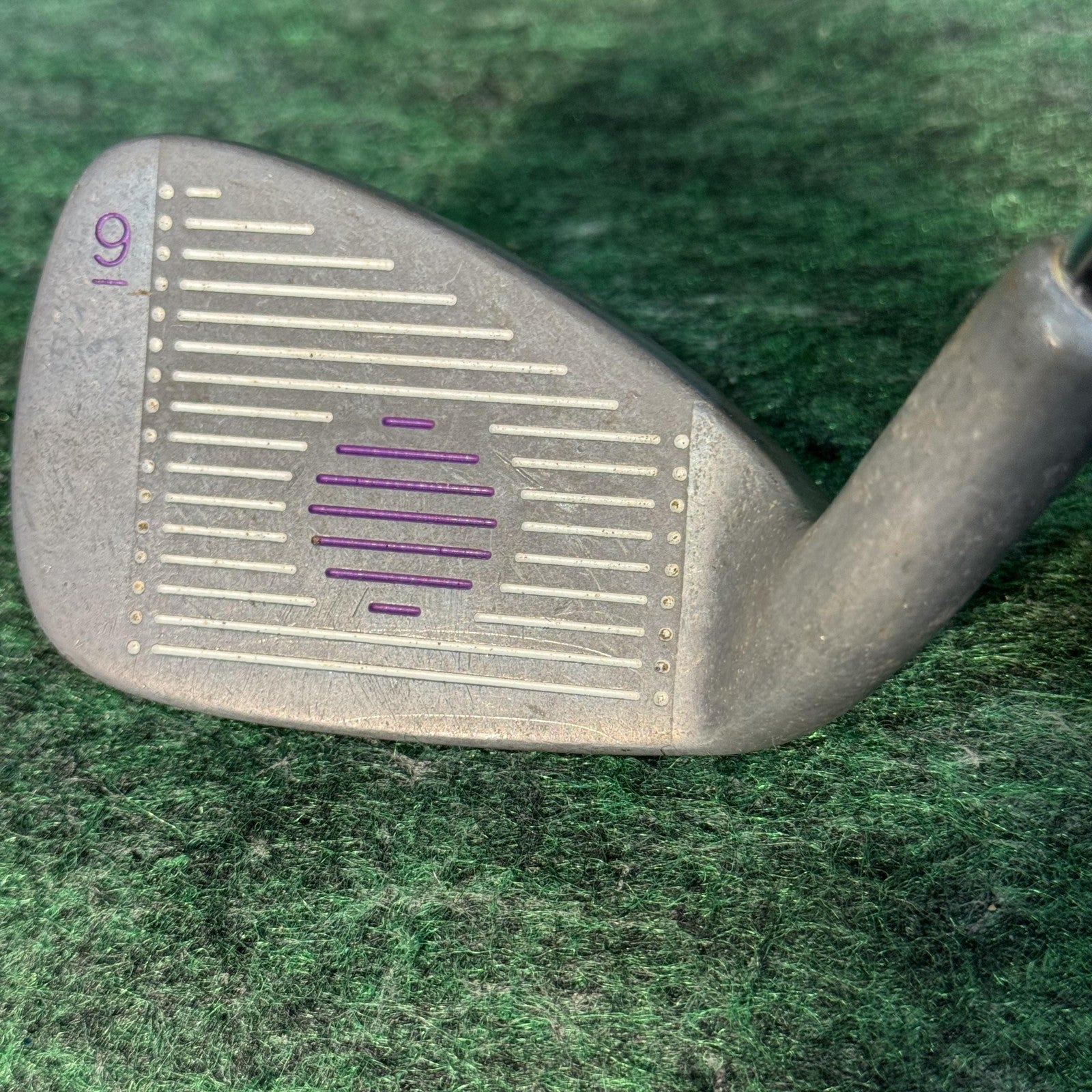Dunlop Talon II Oversized 9 Iron Mens RH Steel Shaft Stainless Silver Golf Club