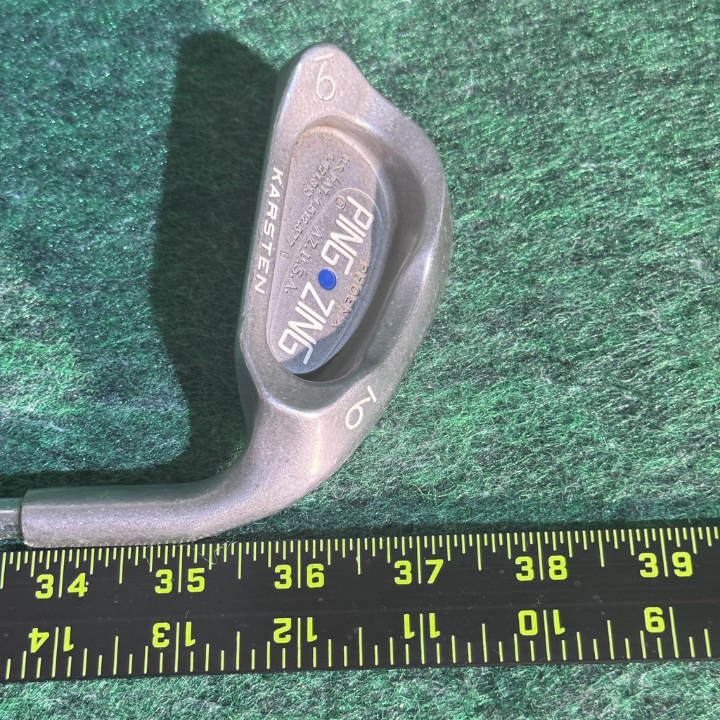 Vintage Ping Zing Blue Dot 9 Iron KT-M Steel Shaft Right Handed USA Golf Club