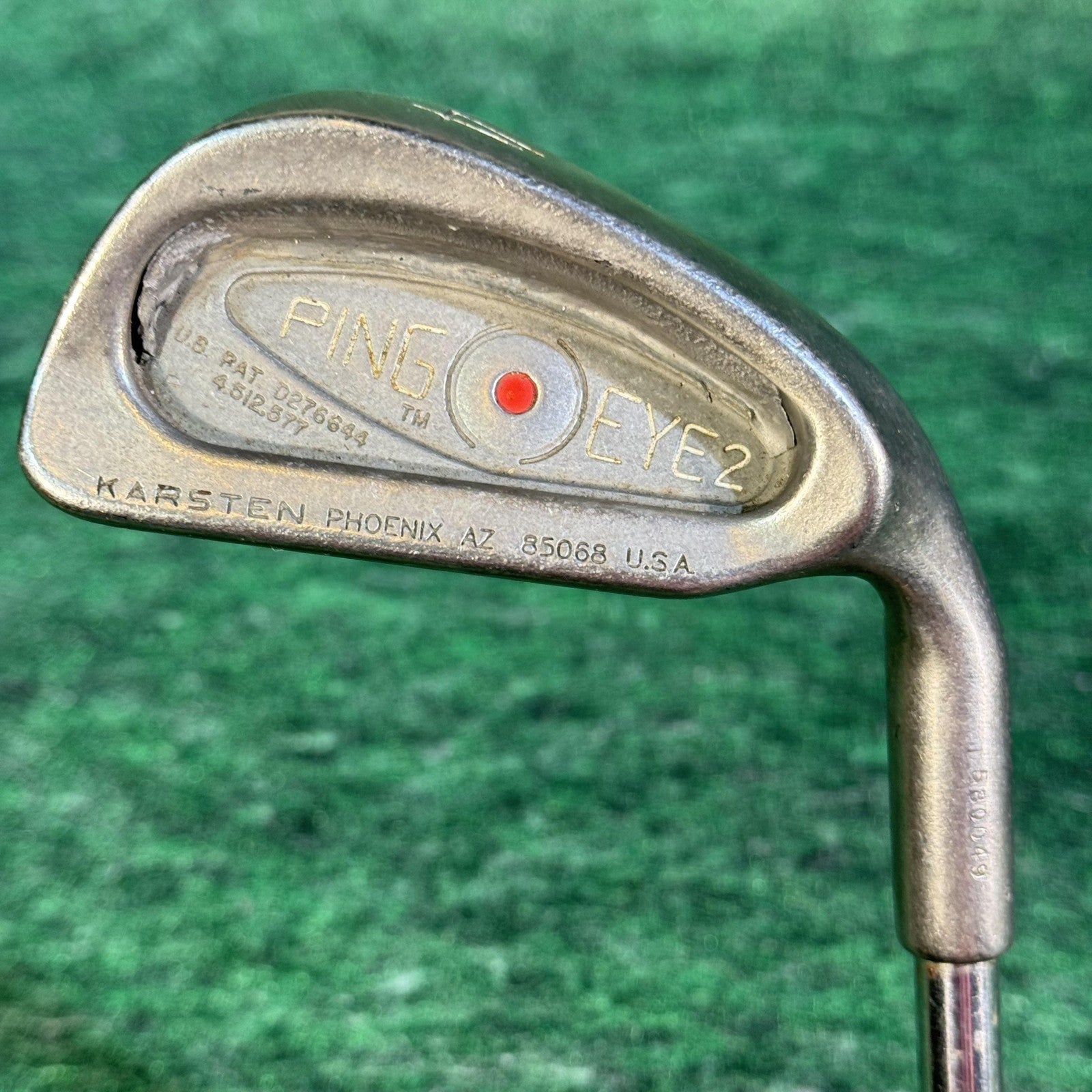 Vintage Ping Eye 2 Red Dot 4 Iron Steel Shaft Karsten USA Made Golf Club