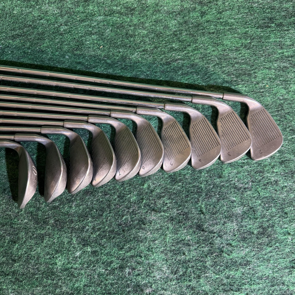 Vintage Ping Eye 2 Iron Set 2-9 W S Mens RH Red Dot ZZ Lite Steel Stiff USA