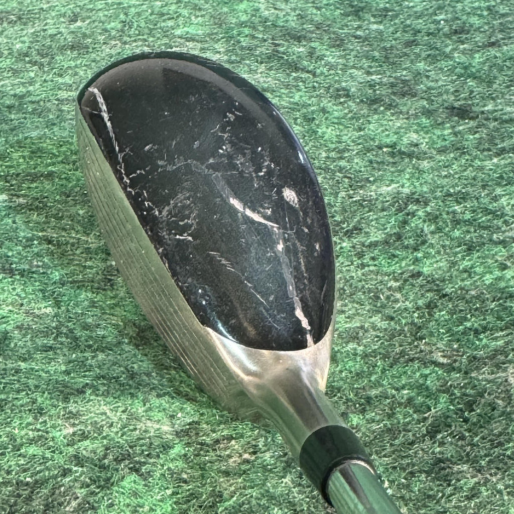 Warrior Custom Golf 21° Hybrid Mens RH Stiff Steel Black Stainless Golf Club