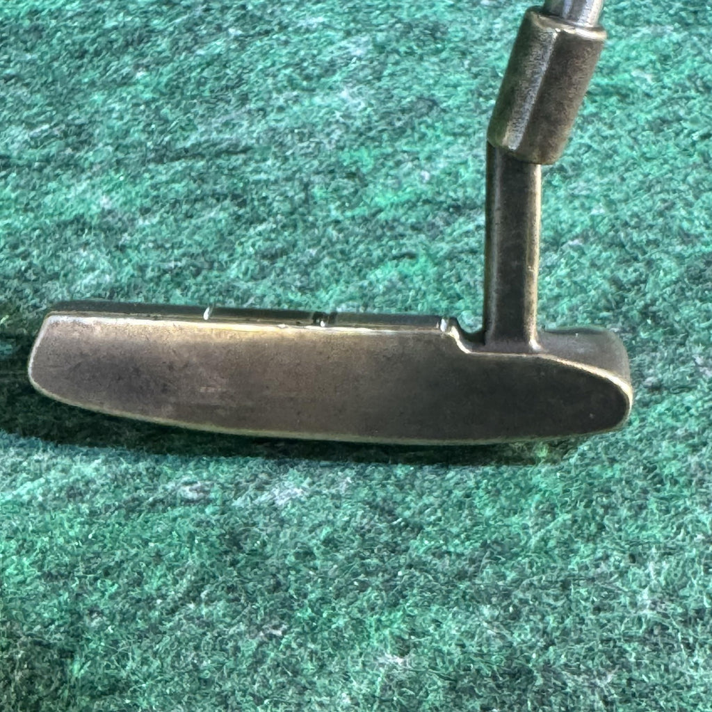 Vintage PING Anser Putter Bronze Made in USA Steel Shaft Pingman Grip Golf Blade