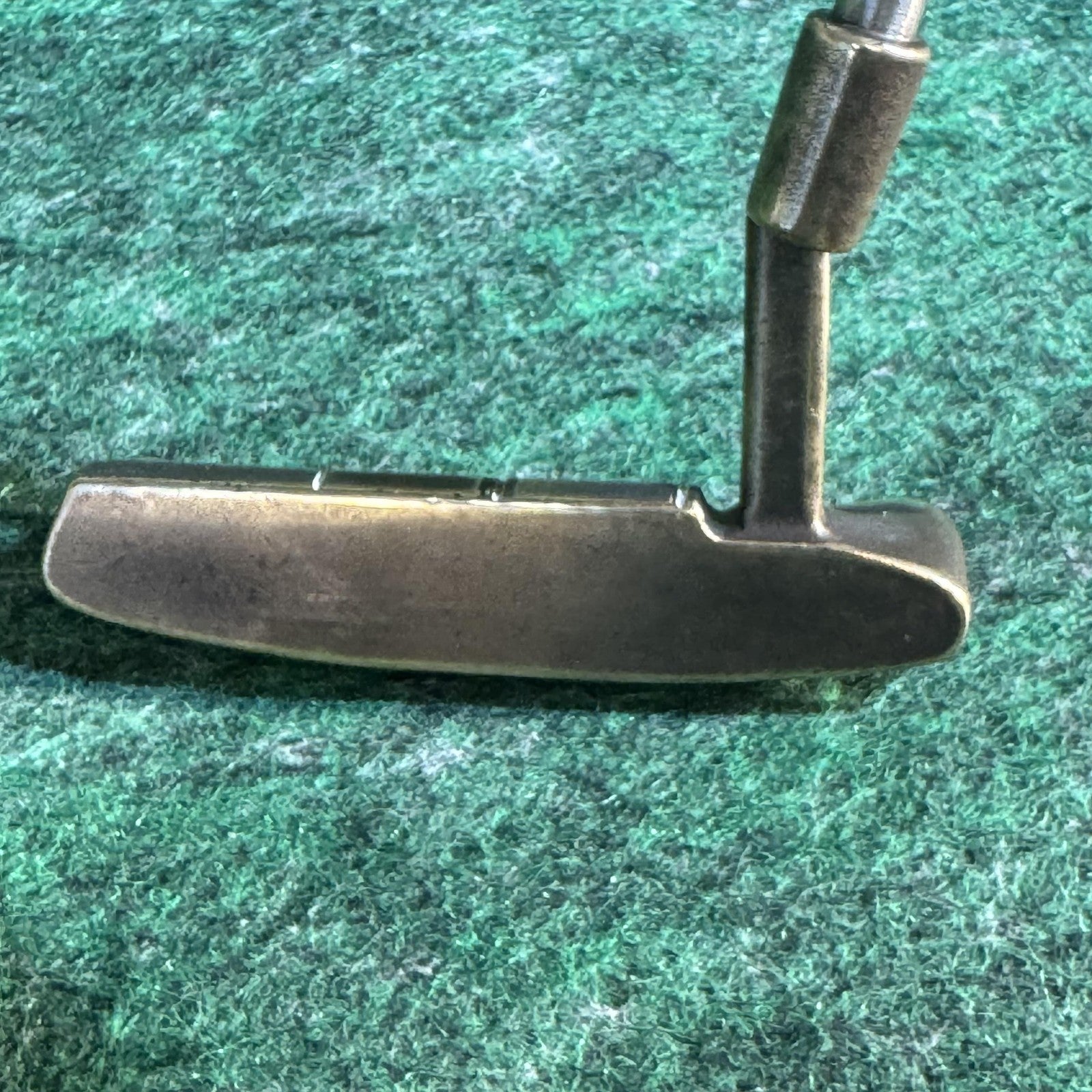 Vintage PING Anser Putter Bronze Made in USA Steel Shaft Pingman Grip Golf Blade